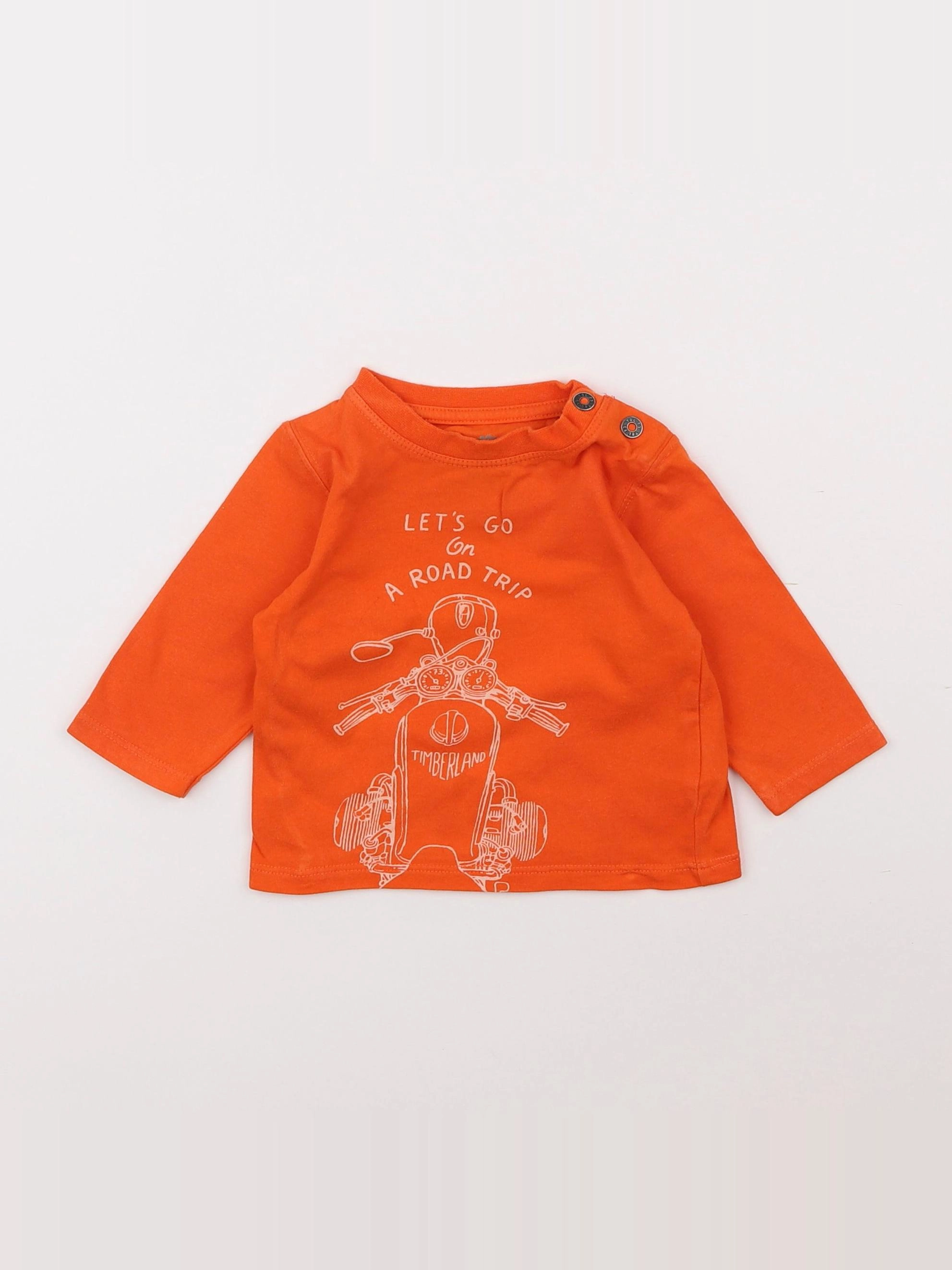 Timberland - tee-shirt orange - 6 mois