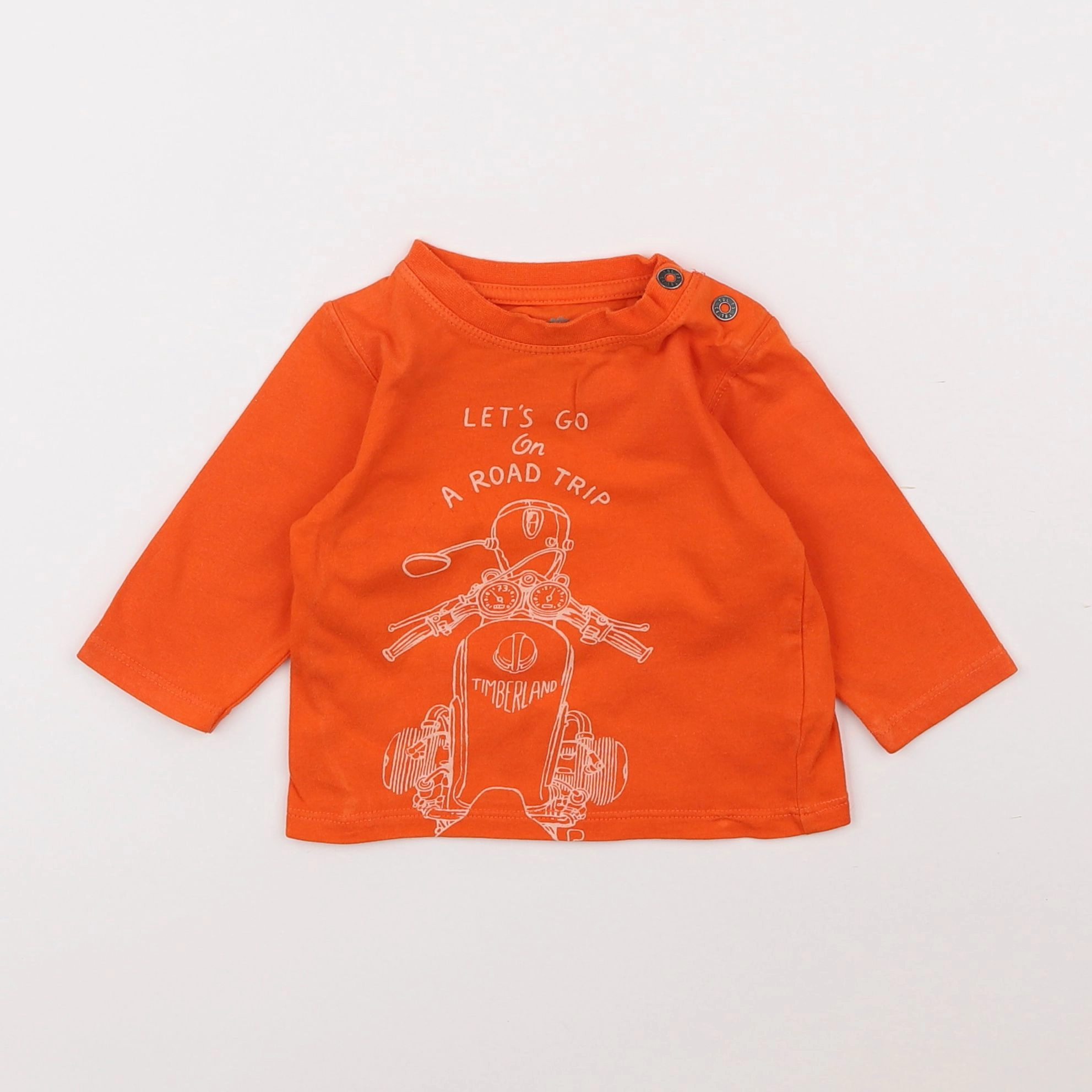 Timberland - tee-shirt orange - 6 mois