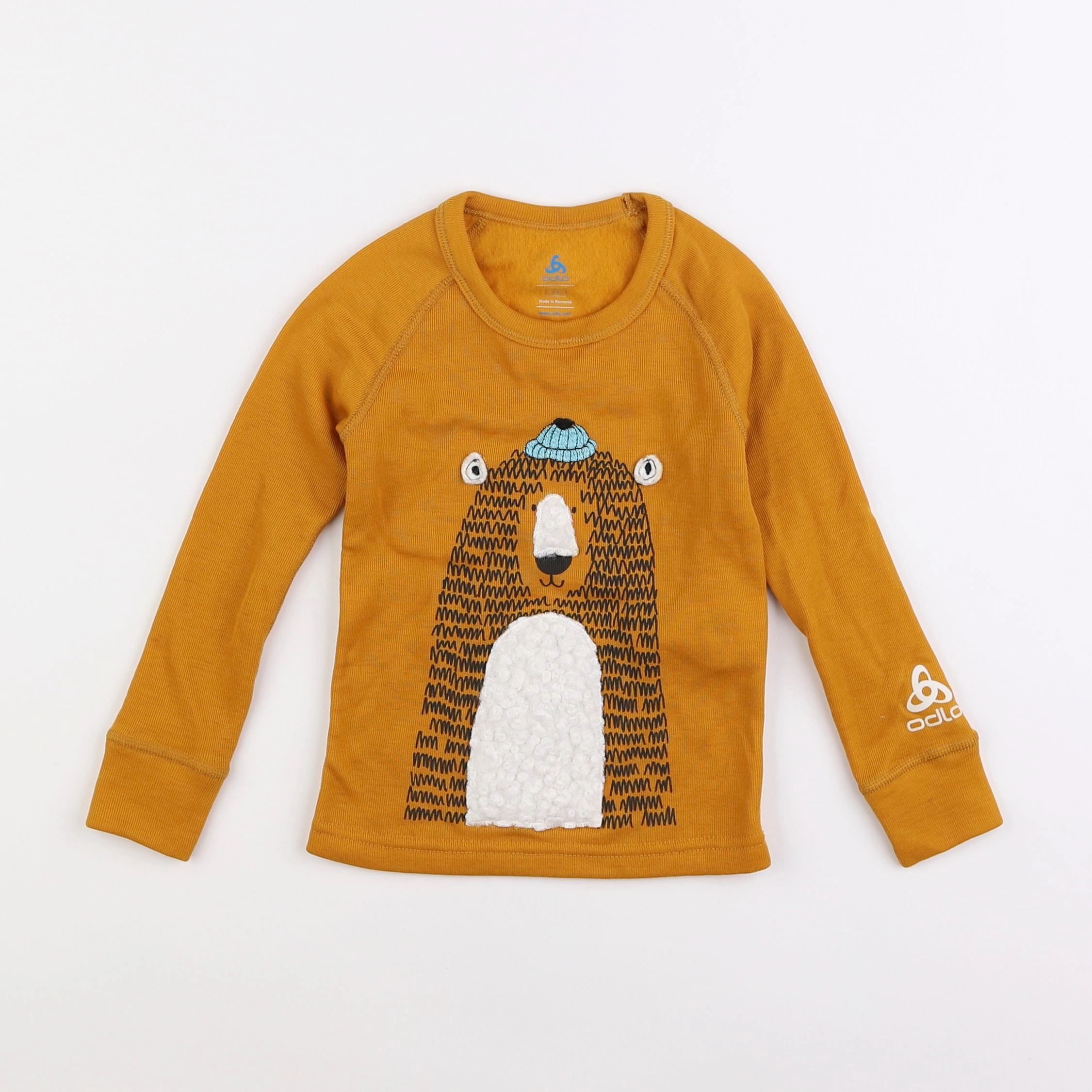 Odlo - tee-shirt technique jaune - 12 mois à 2 ans