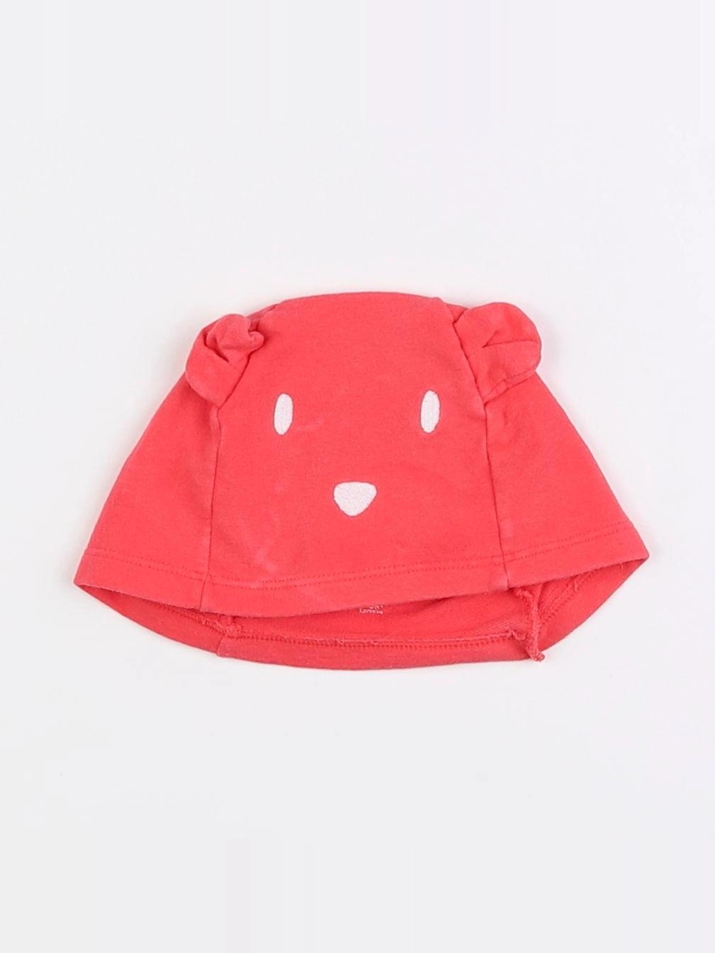 Petit Bateau - bonnet rose - 12/18 mois