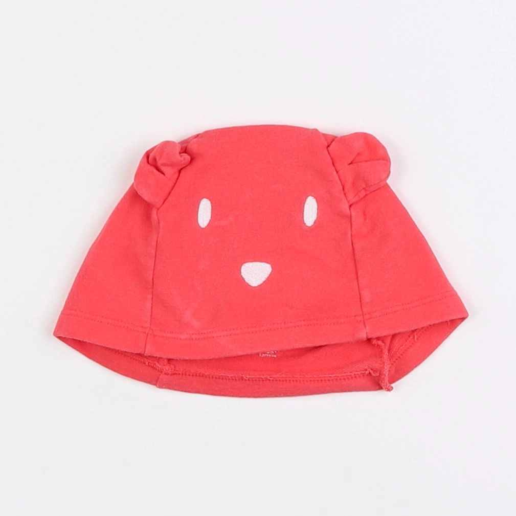 Petit Bateau - bonnet rose - 12/18 mois