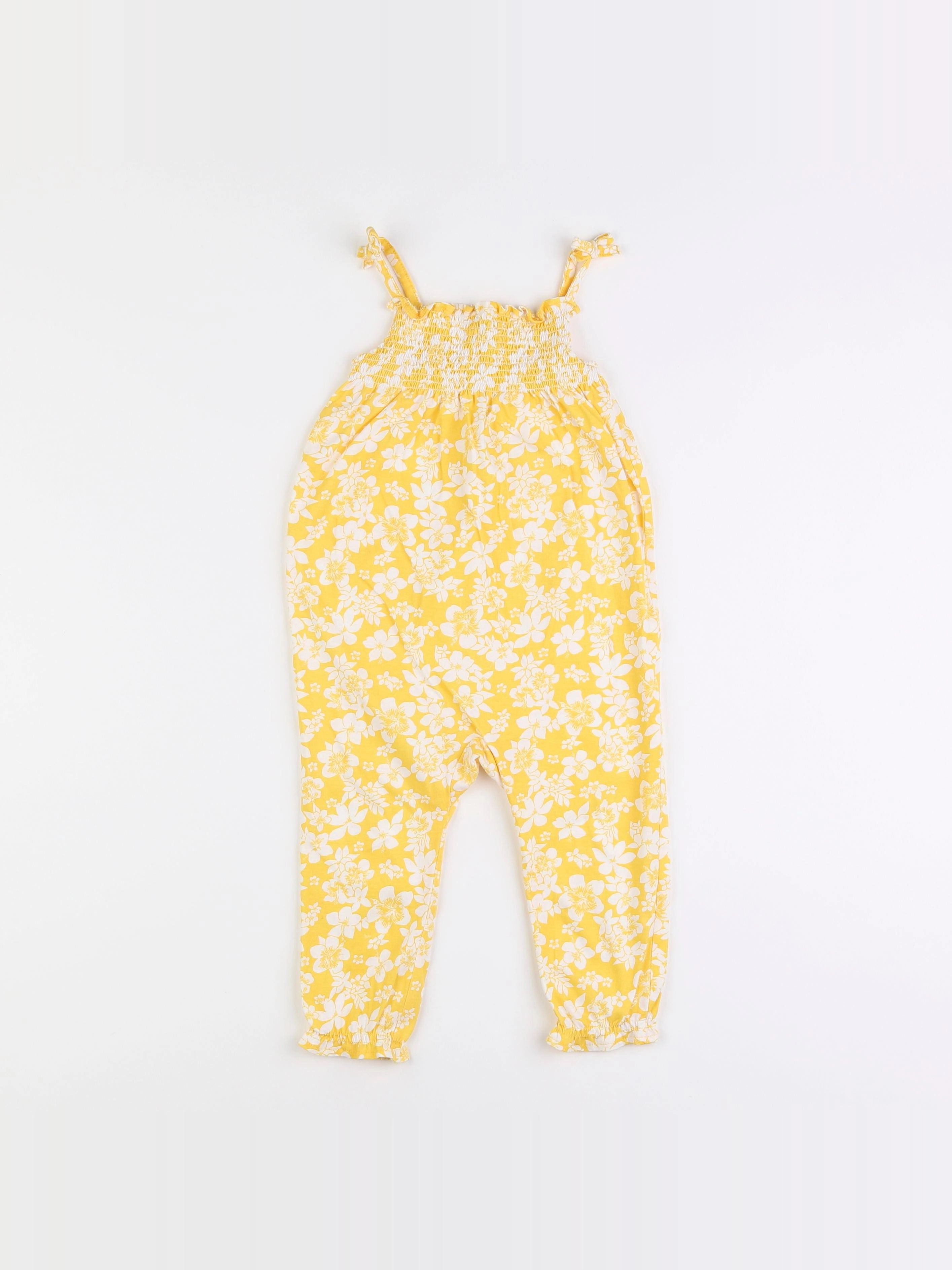 H&M - combinaison jaune - 9/12 mois