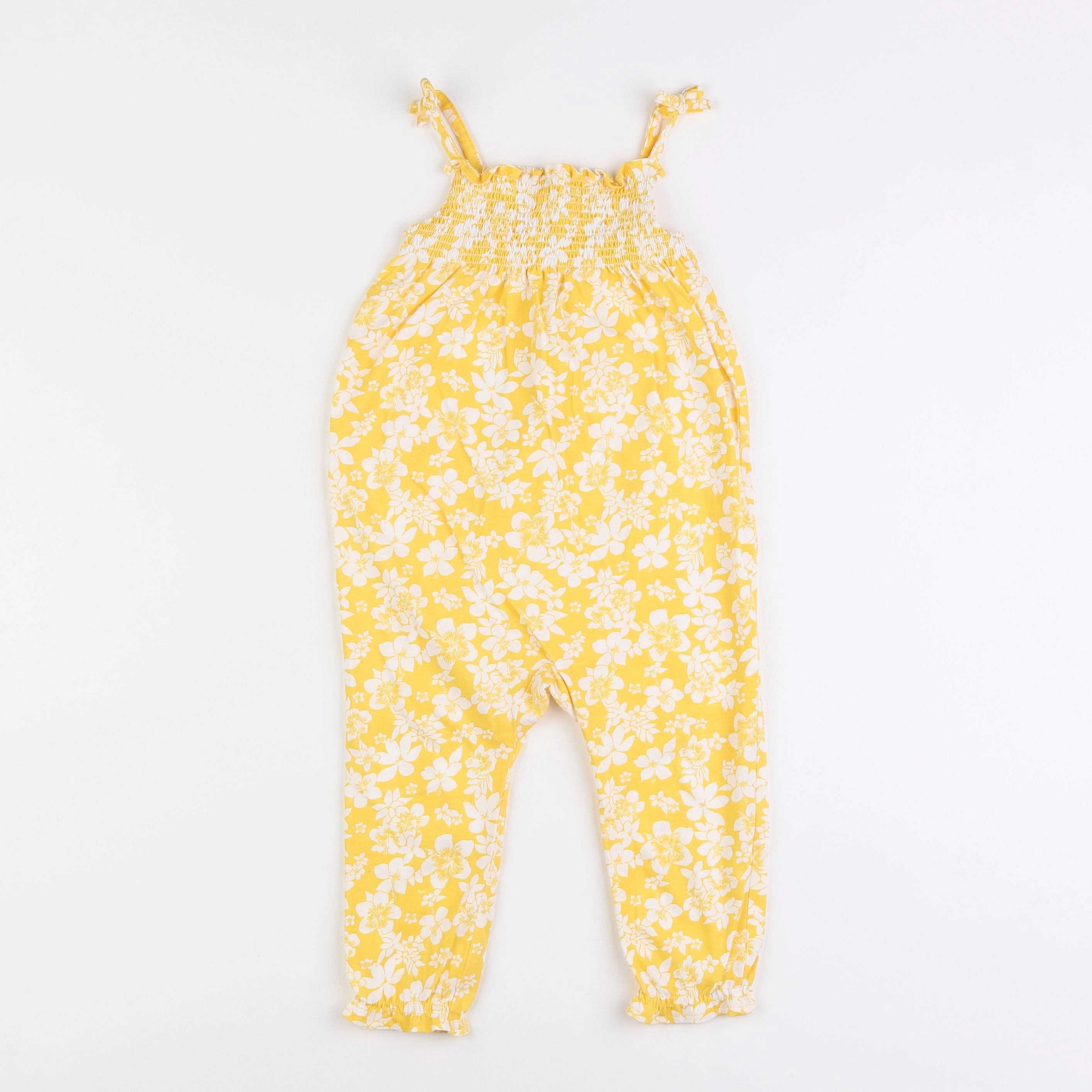 H&M - combinaison jaune - 9/12 mois