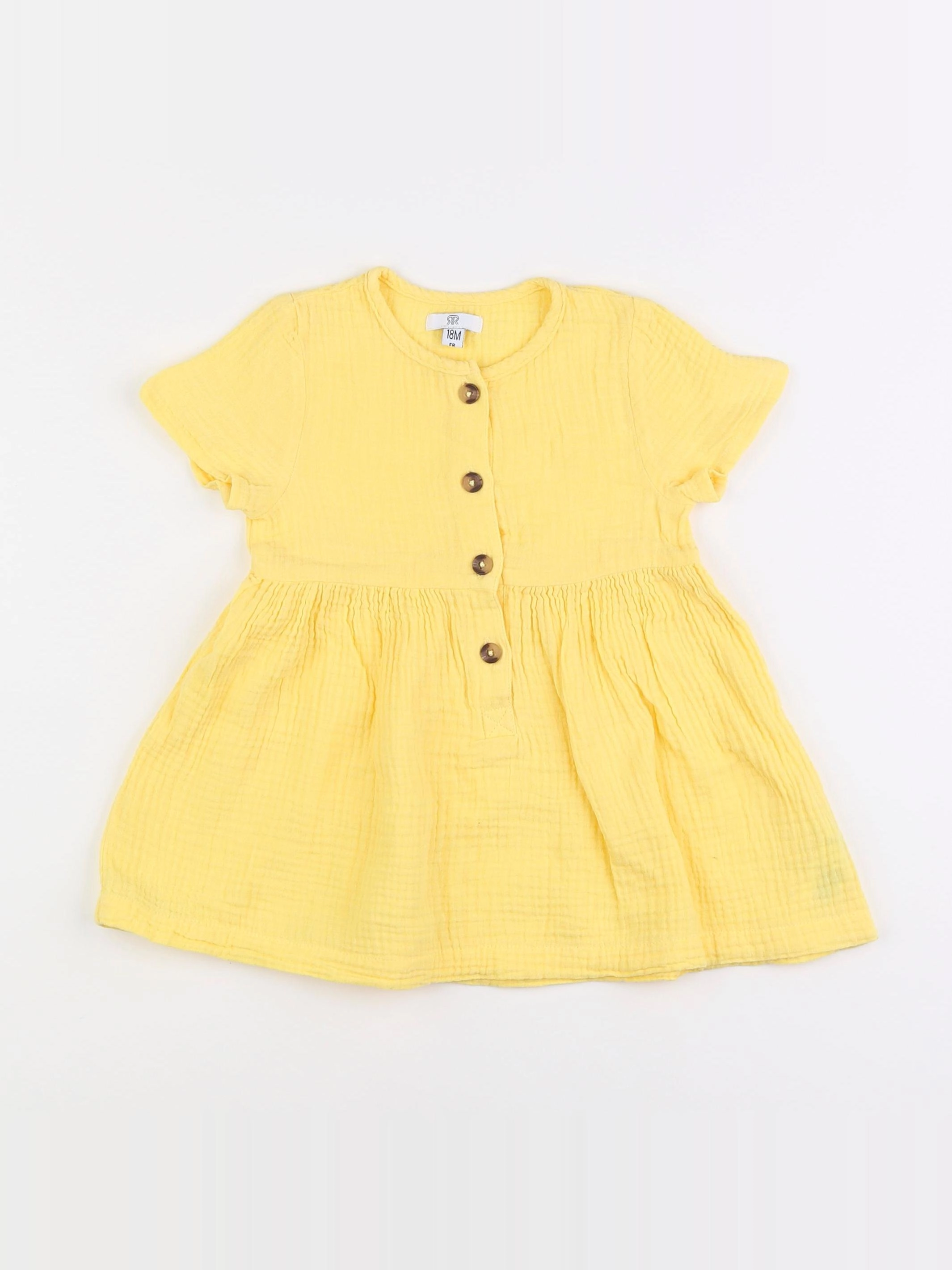 La Redoute - robe jaune - 18 mois