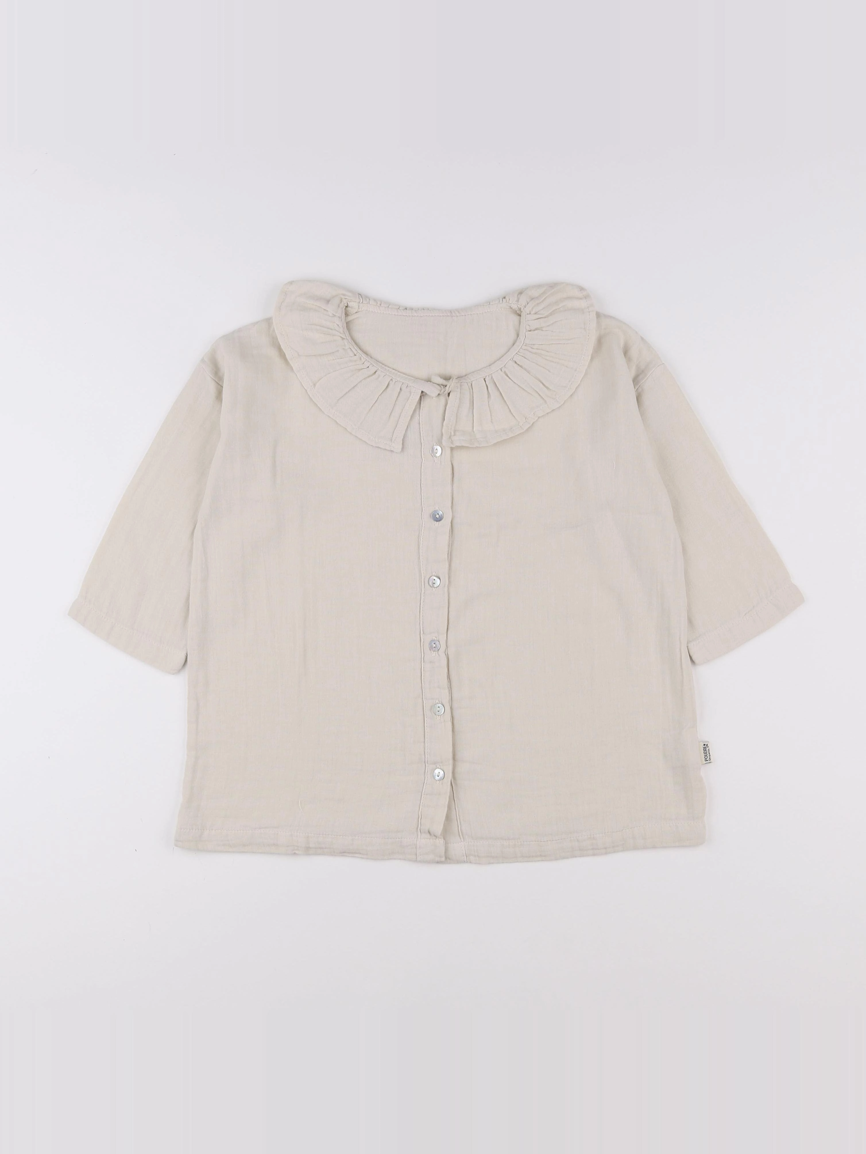 Poudre Organic - Blouse Aronie Almond Milk - 8 ans