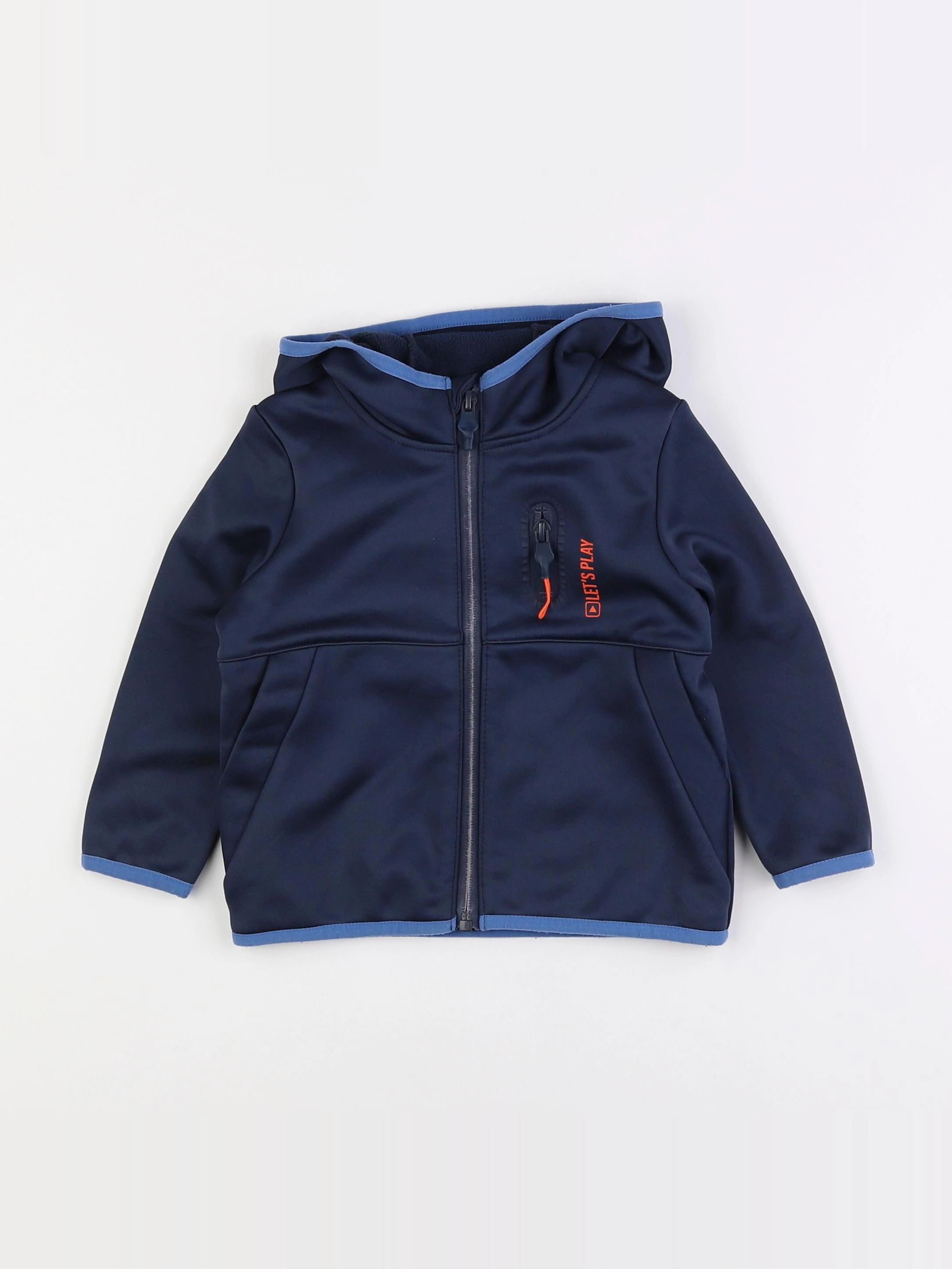 Vertbaudet - polaire bleu - 2 ans