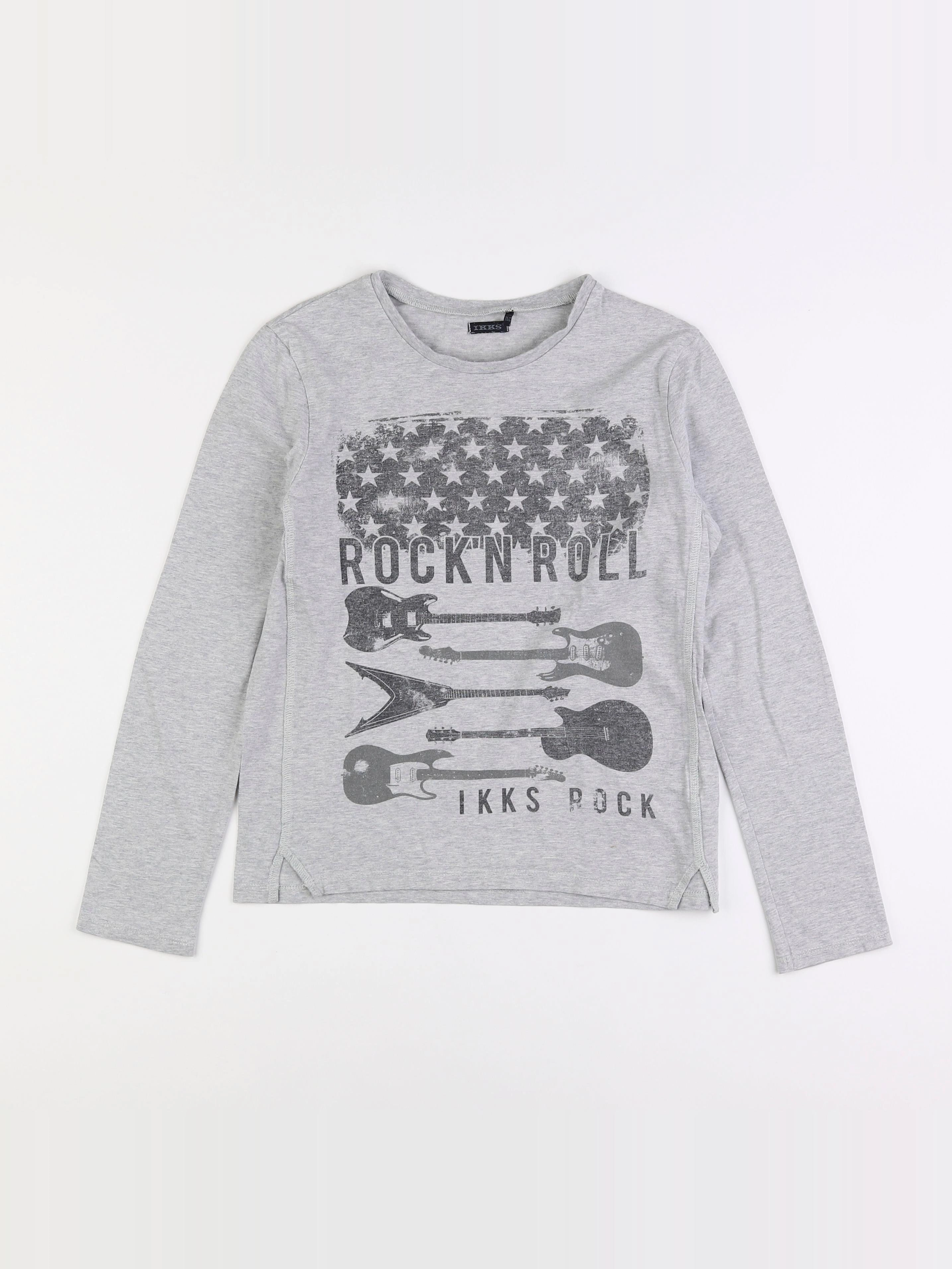 IKKS - tee-shirt gris - 12 ans
