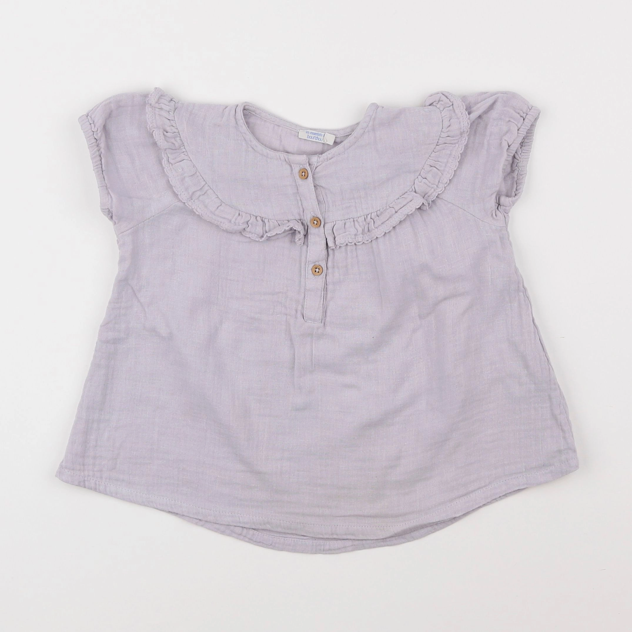 Boutchou - blouse violet - 2 ans