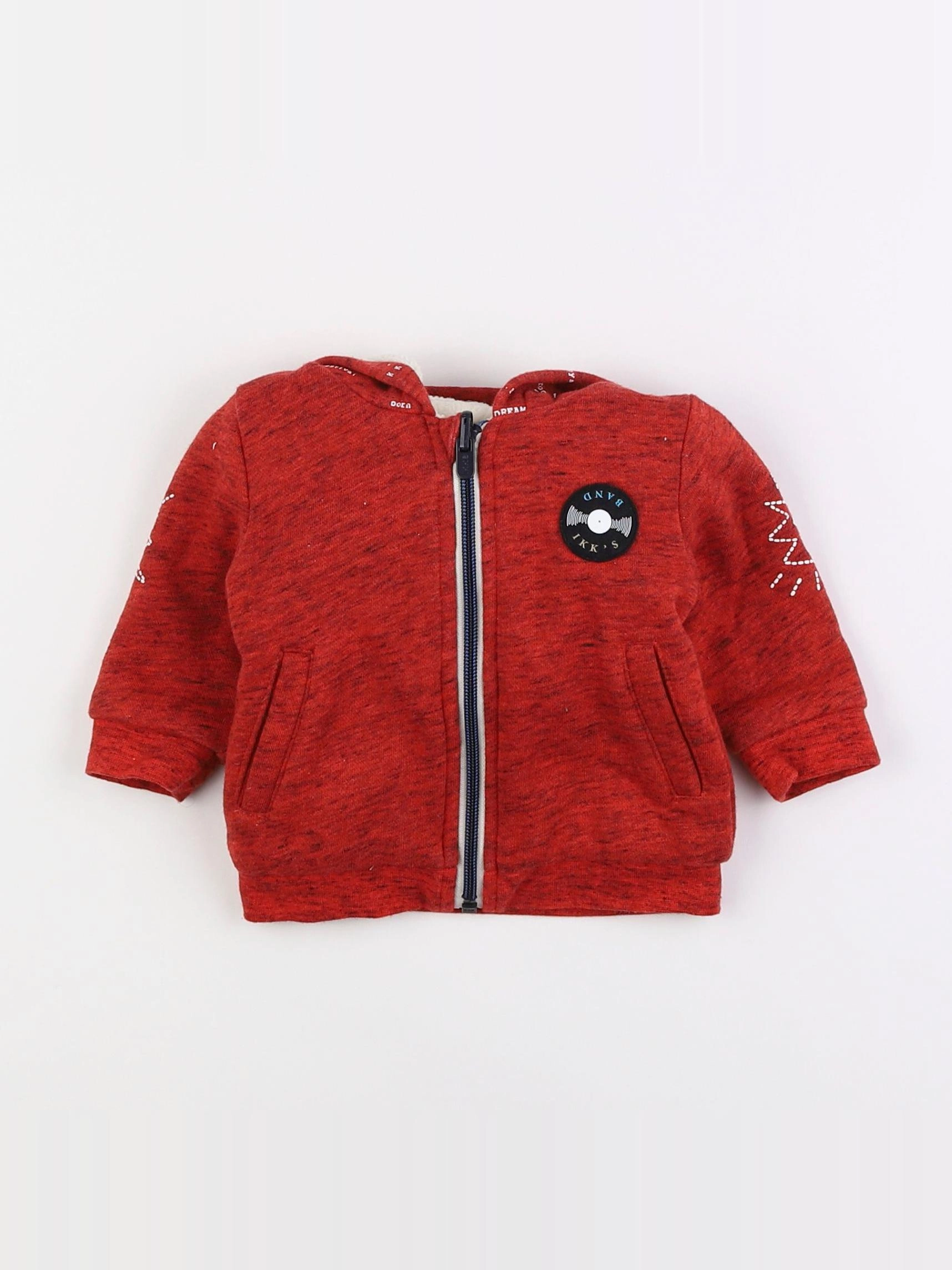 IKKS - sweat rouge - 6 mois