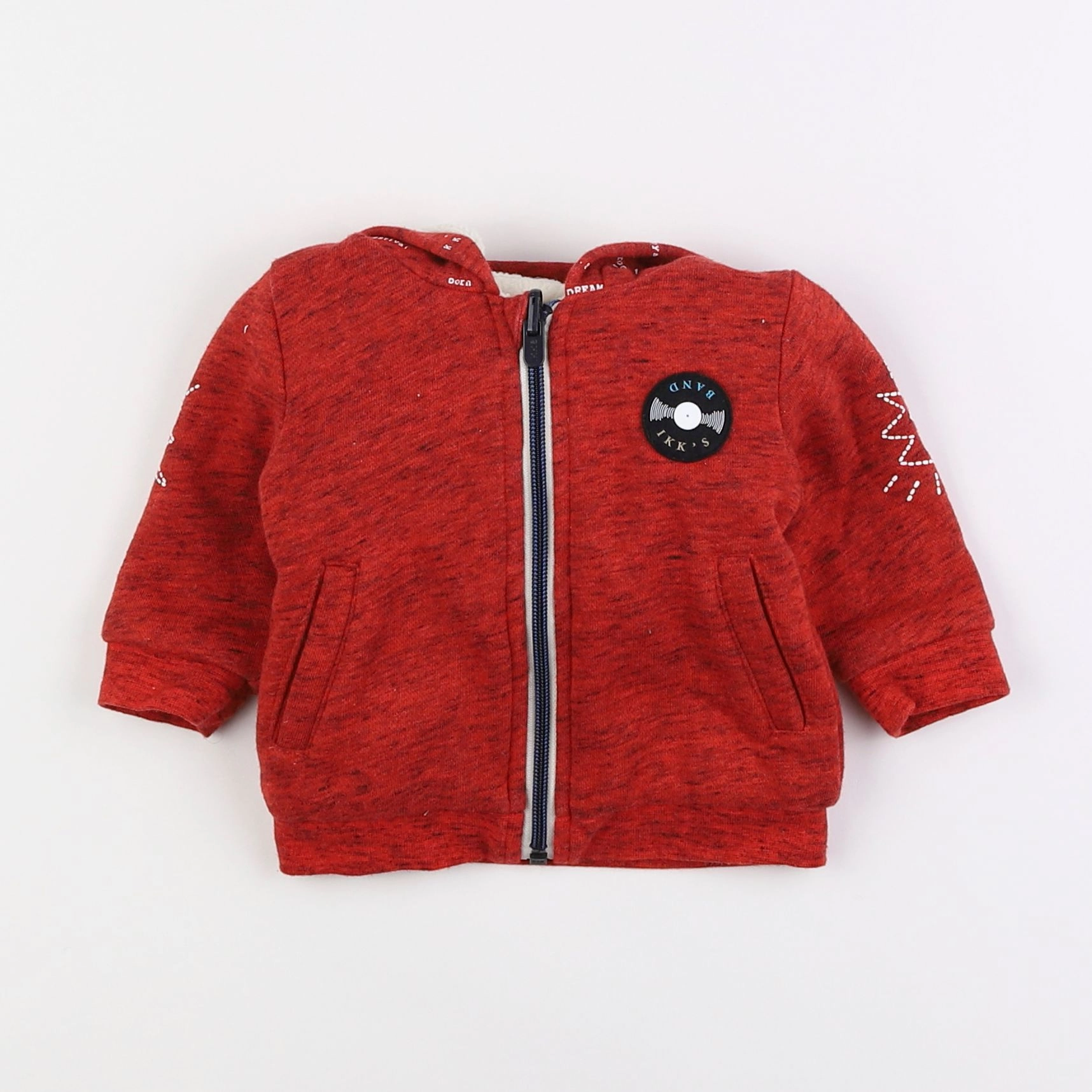 IKKS - sweat rouge - 6 mois
