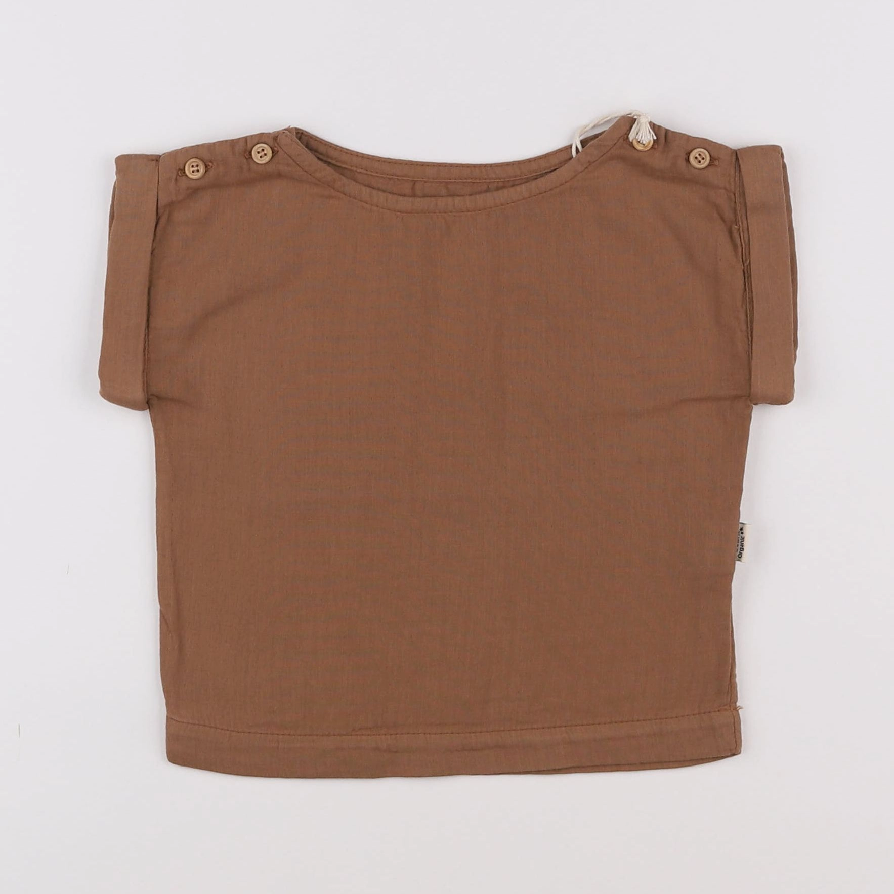 Poudre Organic - Blouse Lin Nuthatch - 12 mois