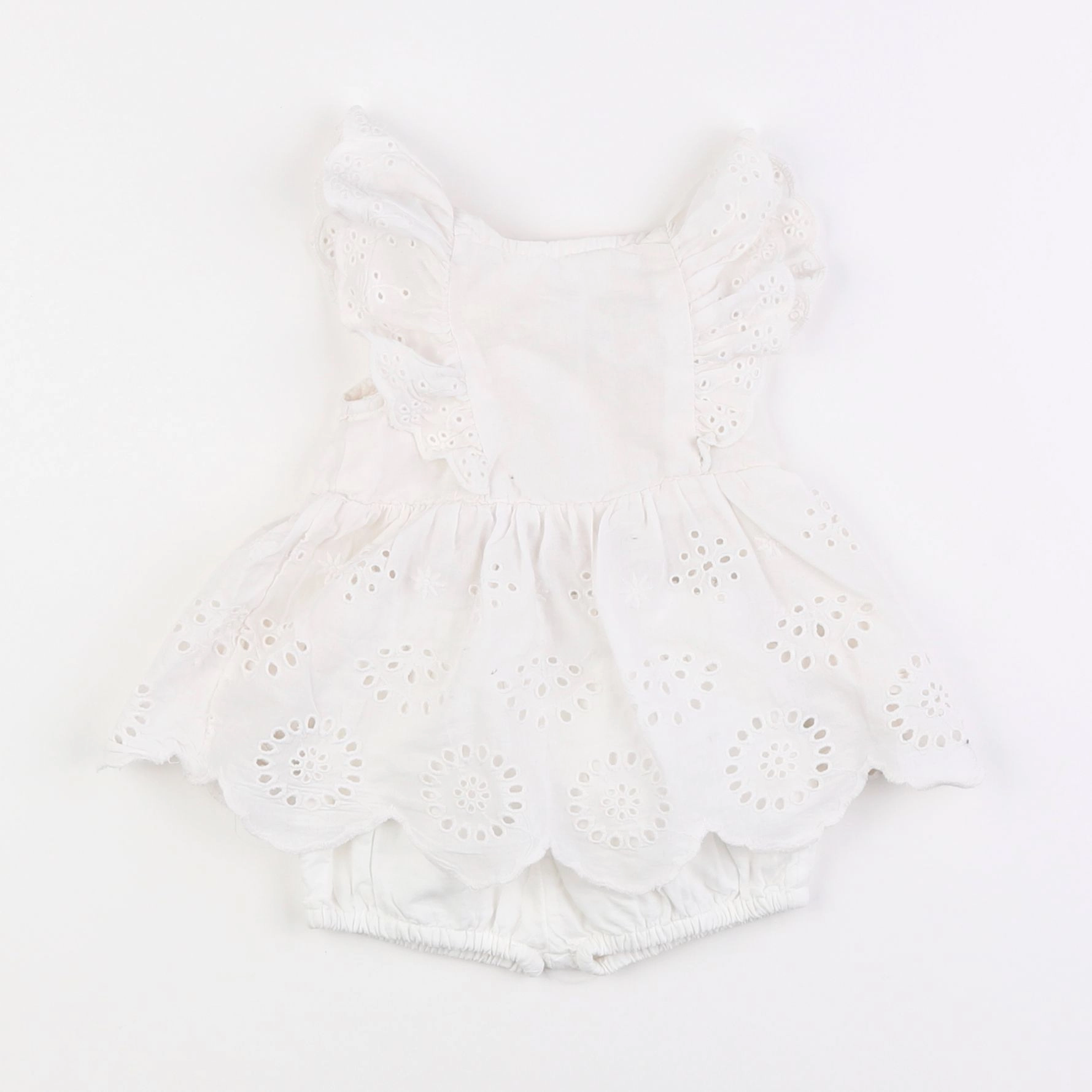 Vertbaudet - robe blanc - 3 mois