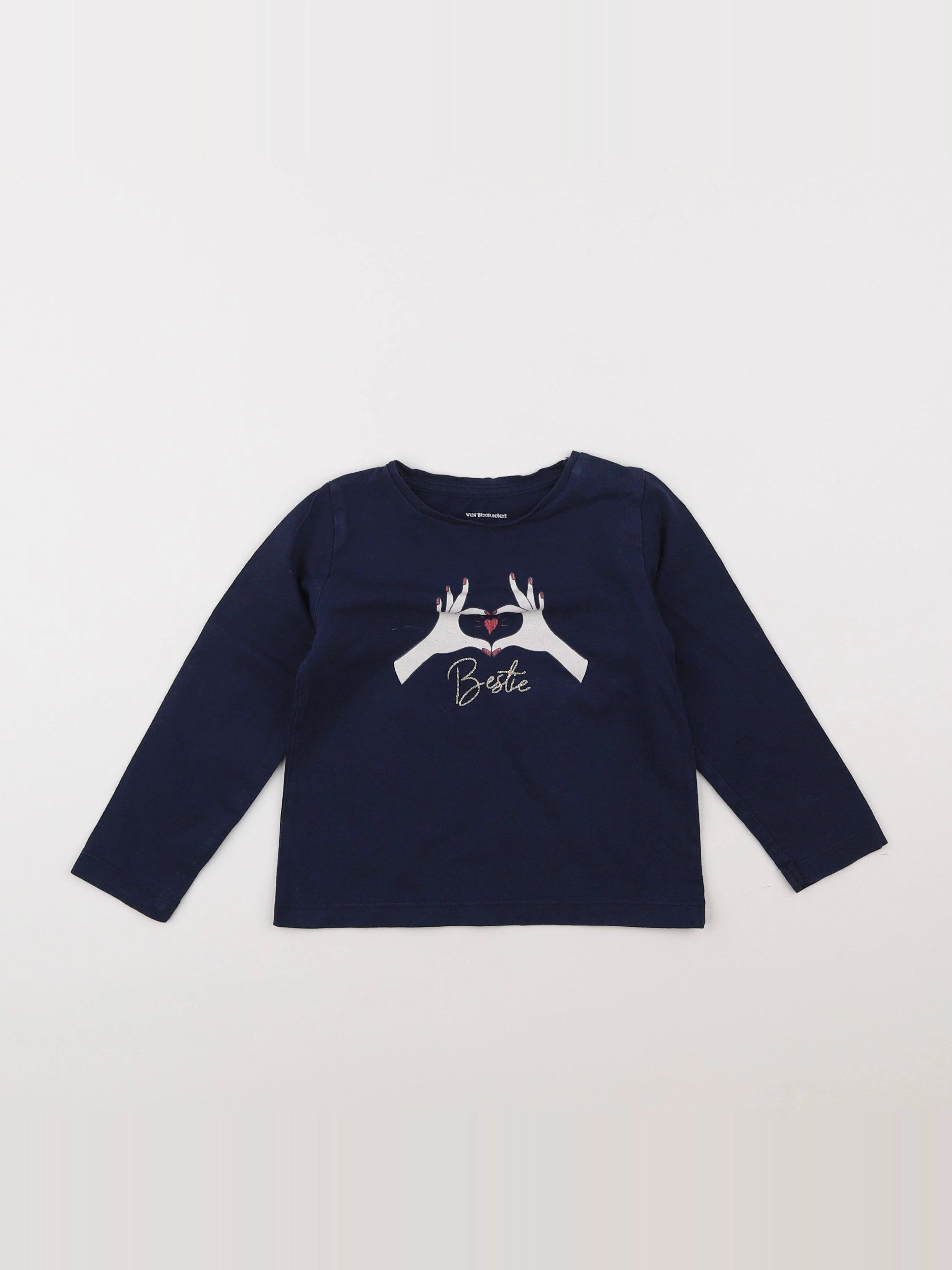Vertbaudet - tee-shirt bleu - 3 ans
