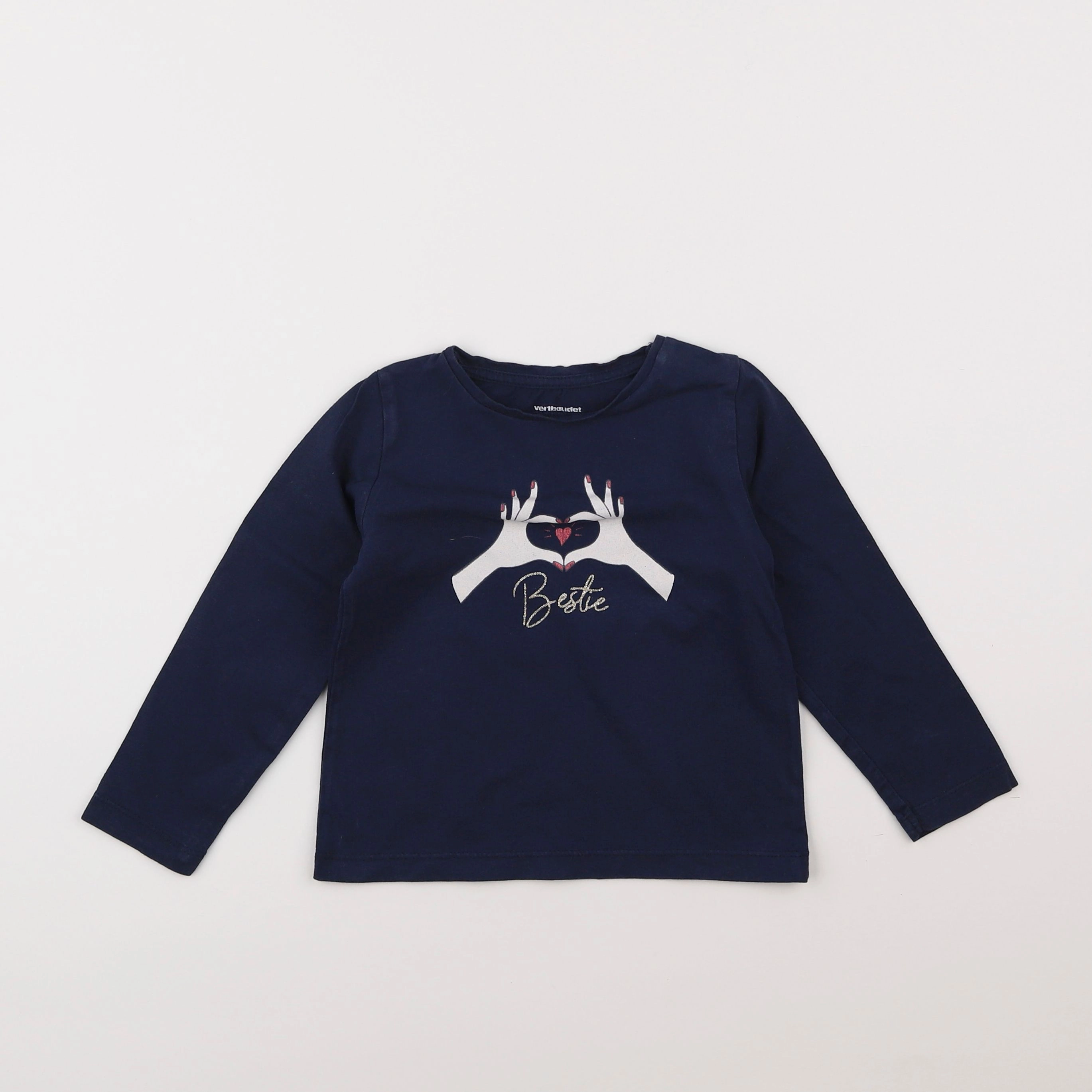 Vertbaudet - tee-shirt bleu - 3 ans