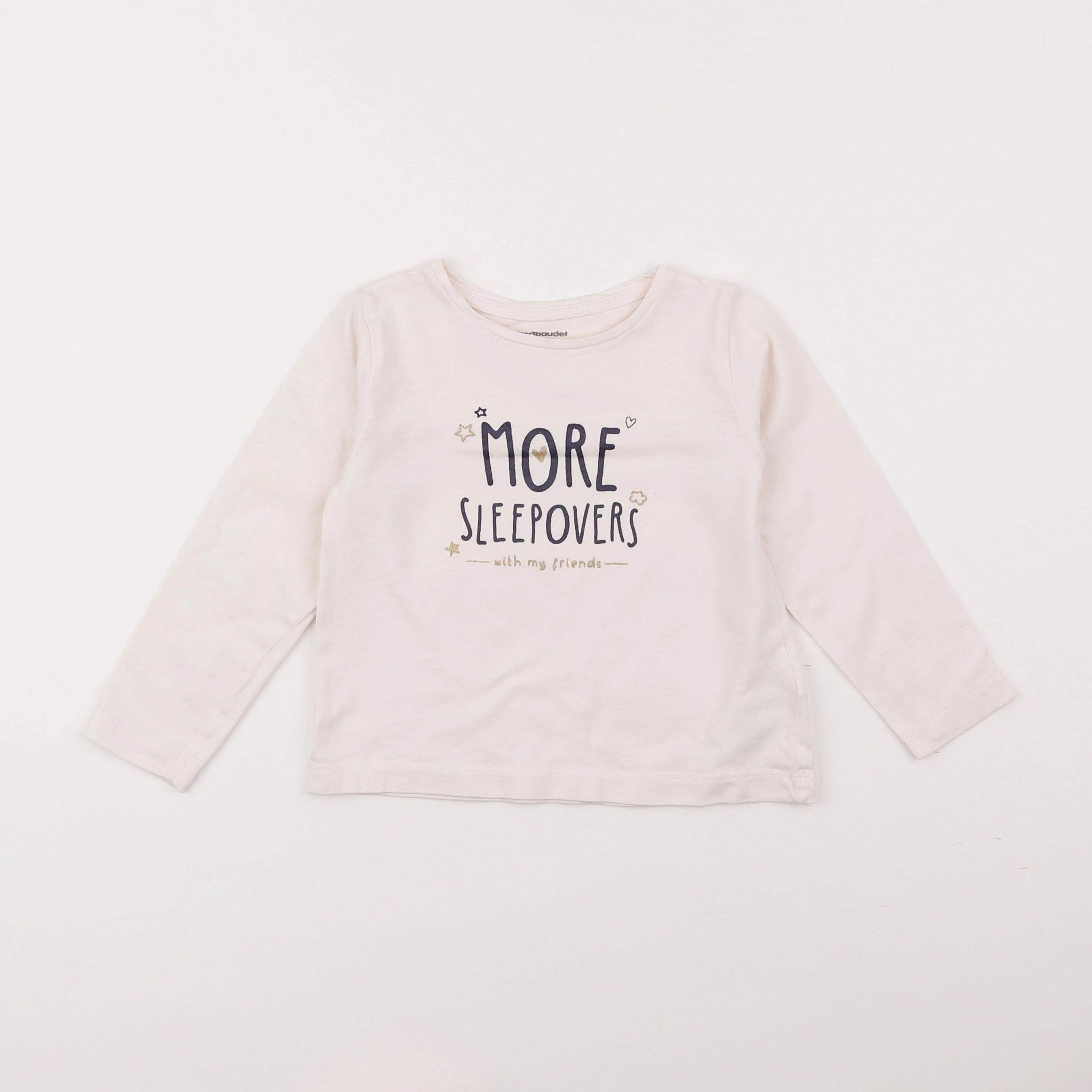 Vertbaudet - tee-shirt blanc - 3 ans