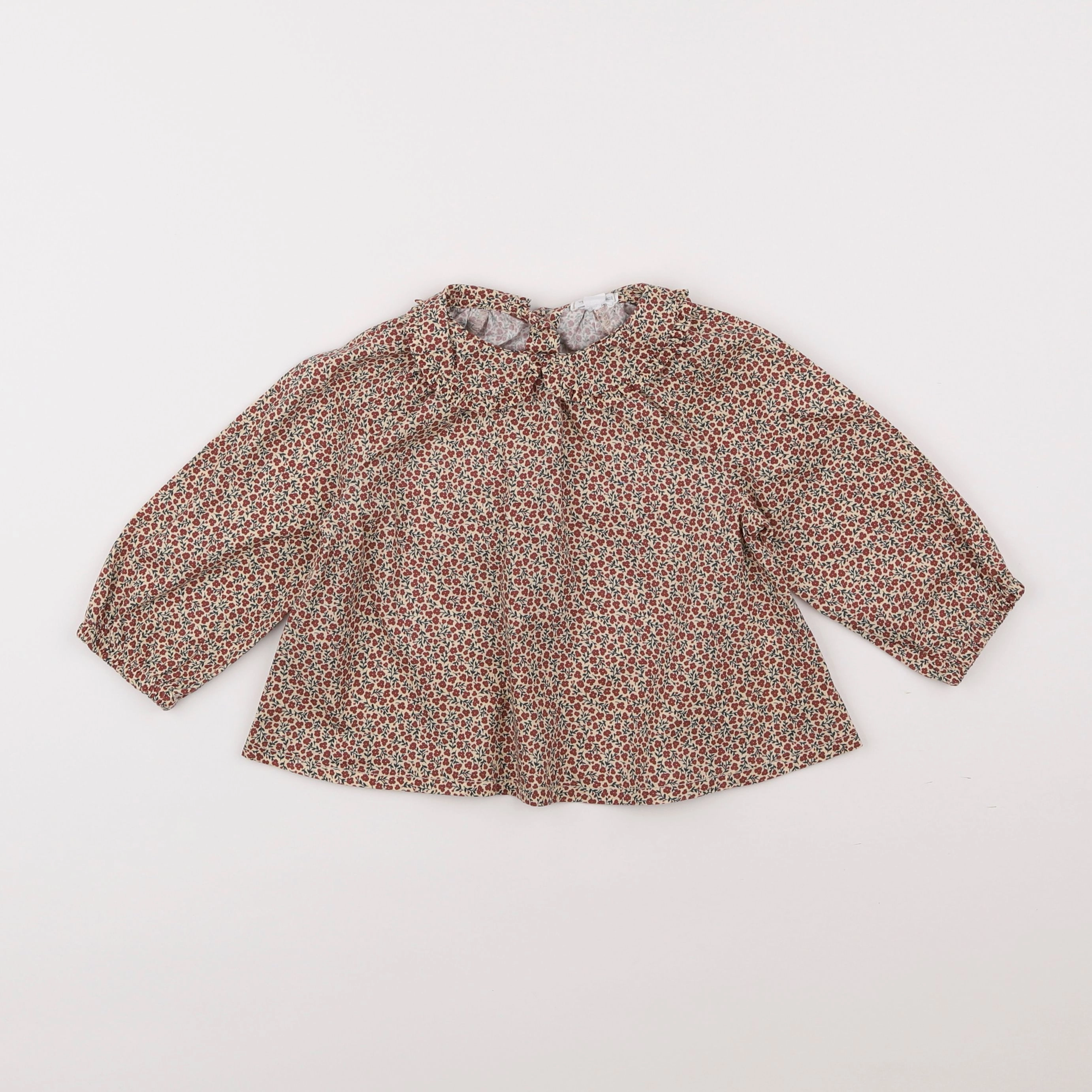 Vertbaudet - blouse multicolore - 18 mois