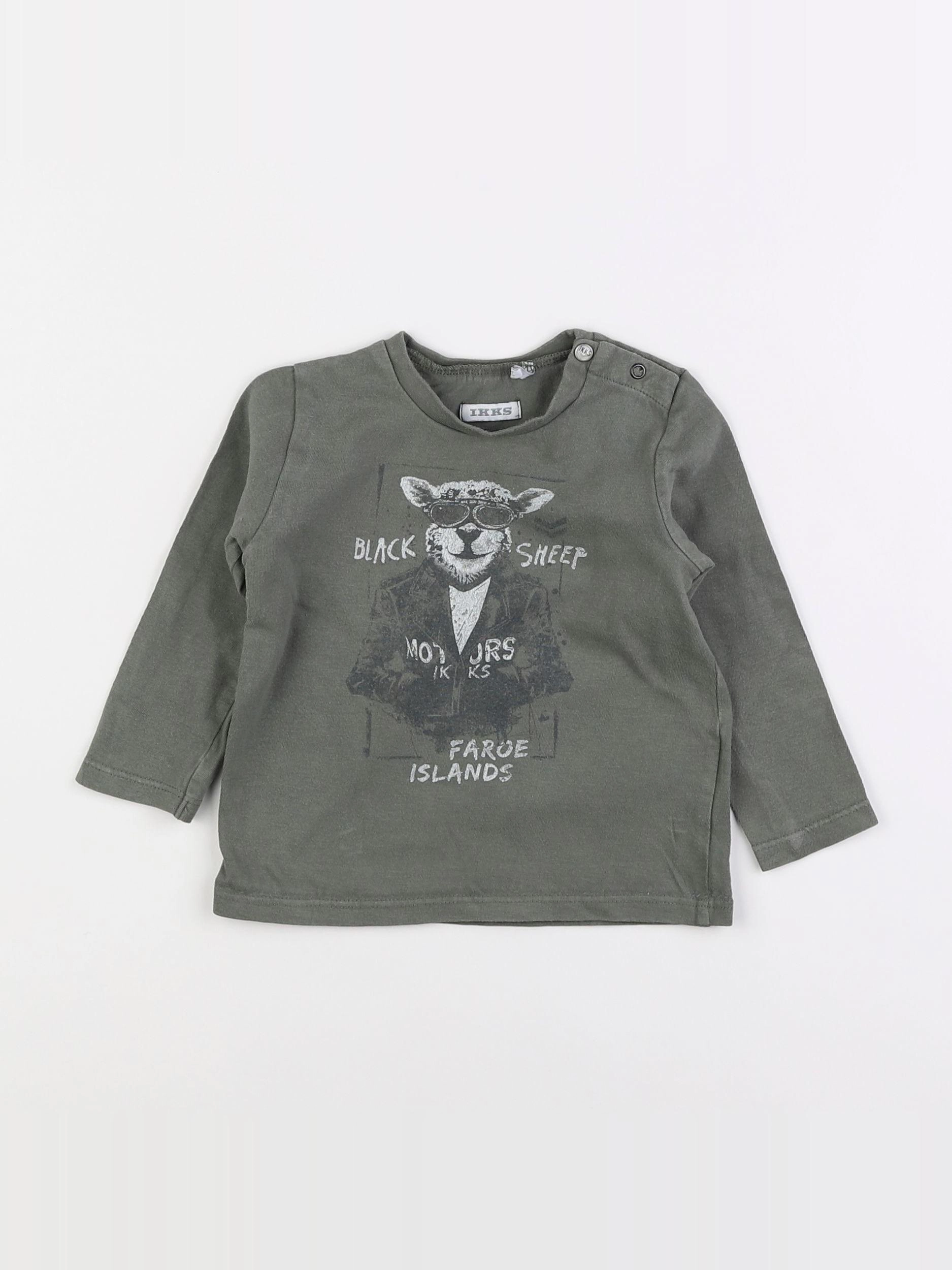 IKKS - tee-shirt vert - 12 mois