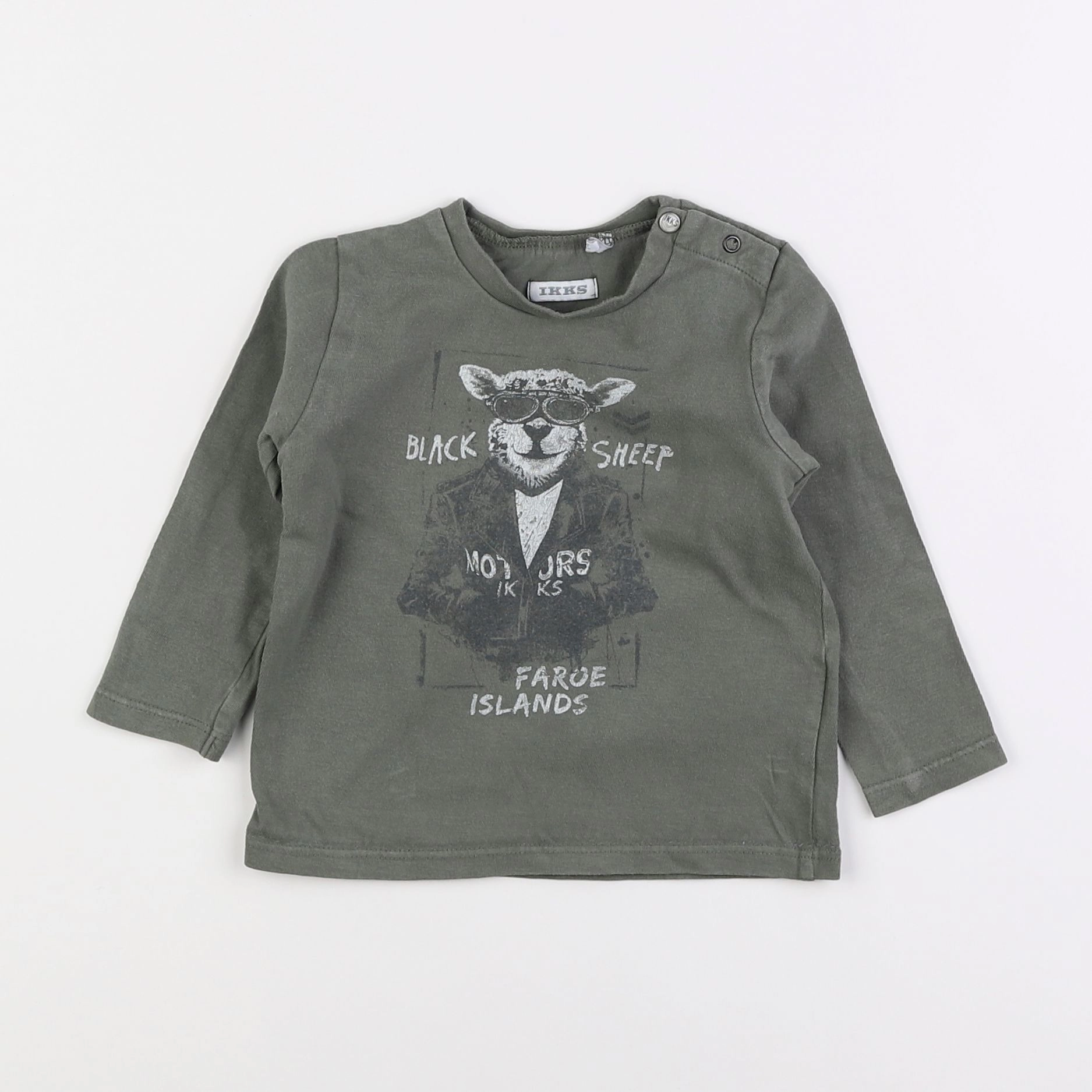 IKKS - tee-shirt vert - 12 mois
