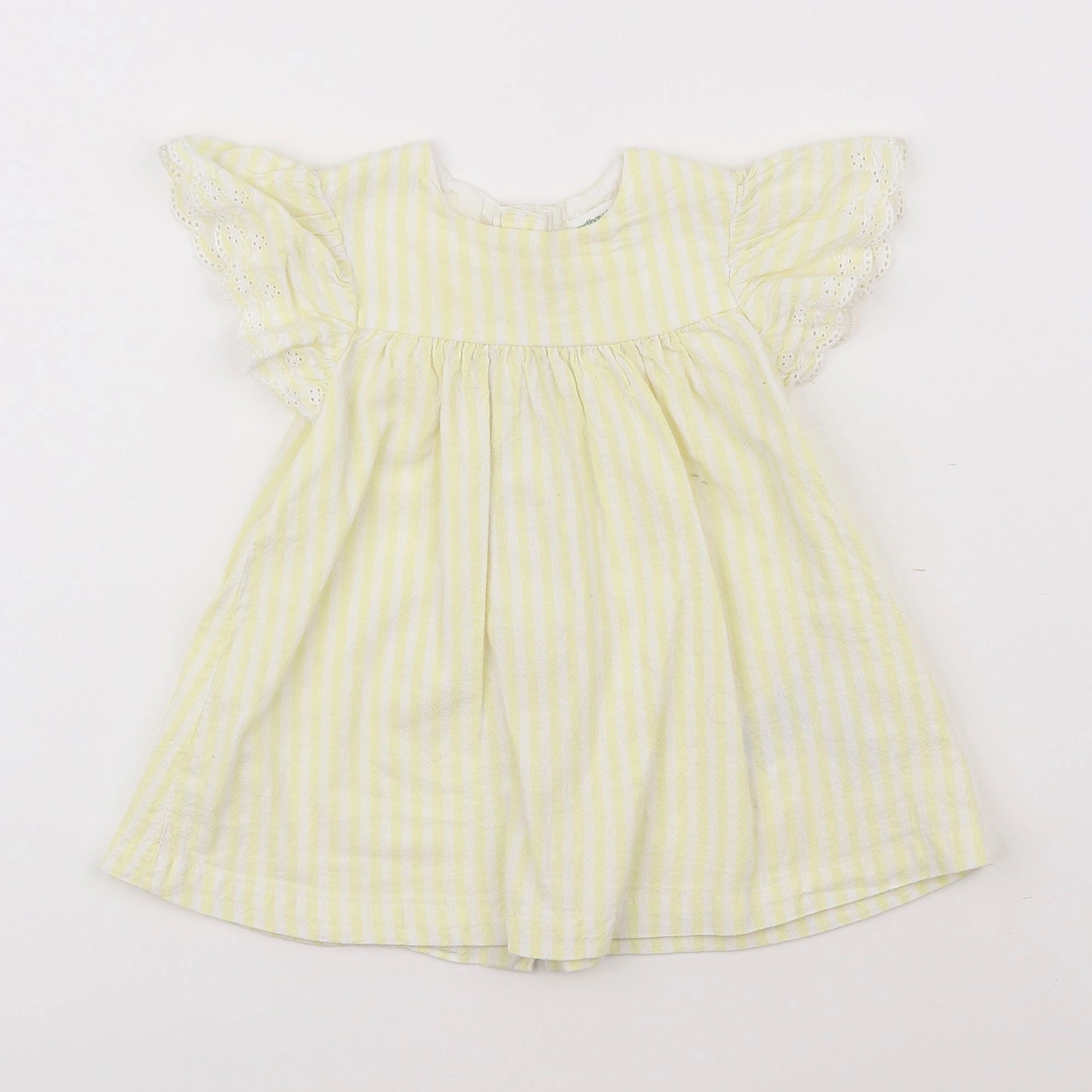 Vertbaudet - robe jaune - 9 mois