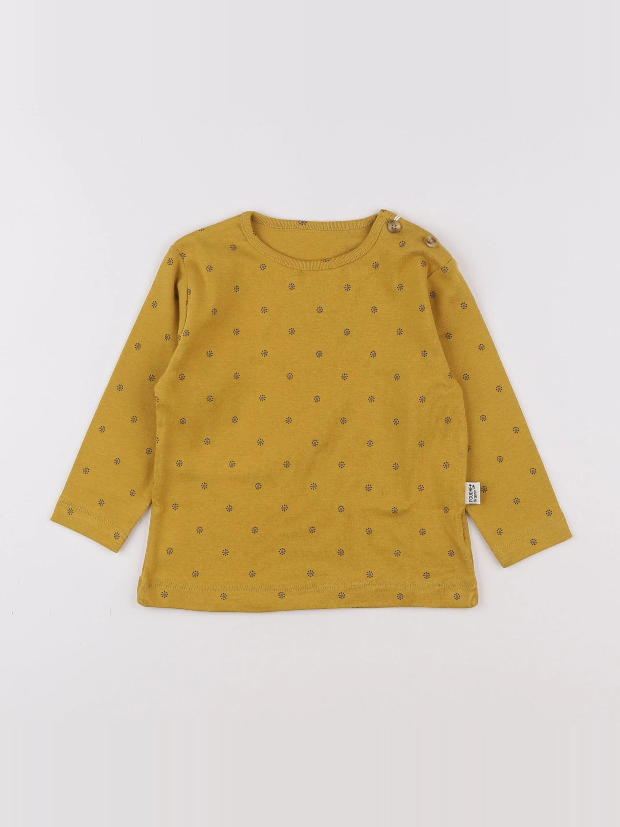 Poudre Organic - Tee-shirt Olive Honey - 12 mois