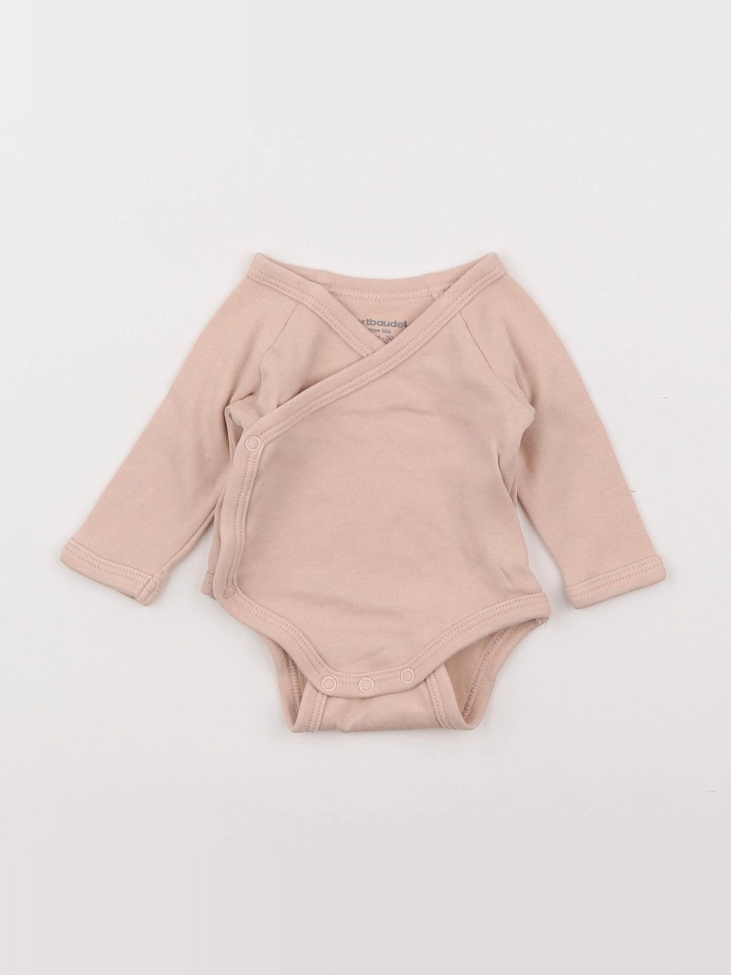 Vertbaudet - body rose - 0 mois