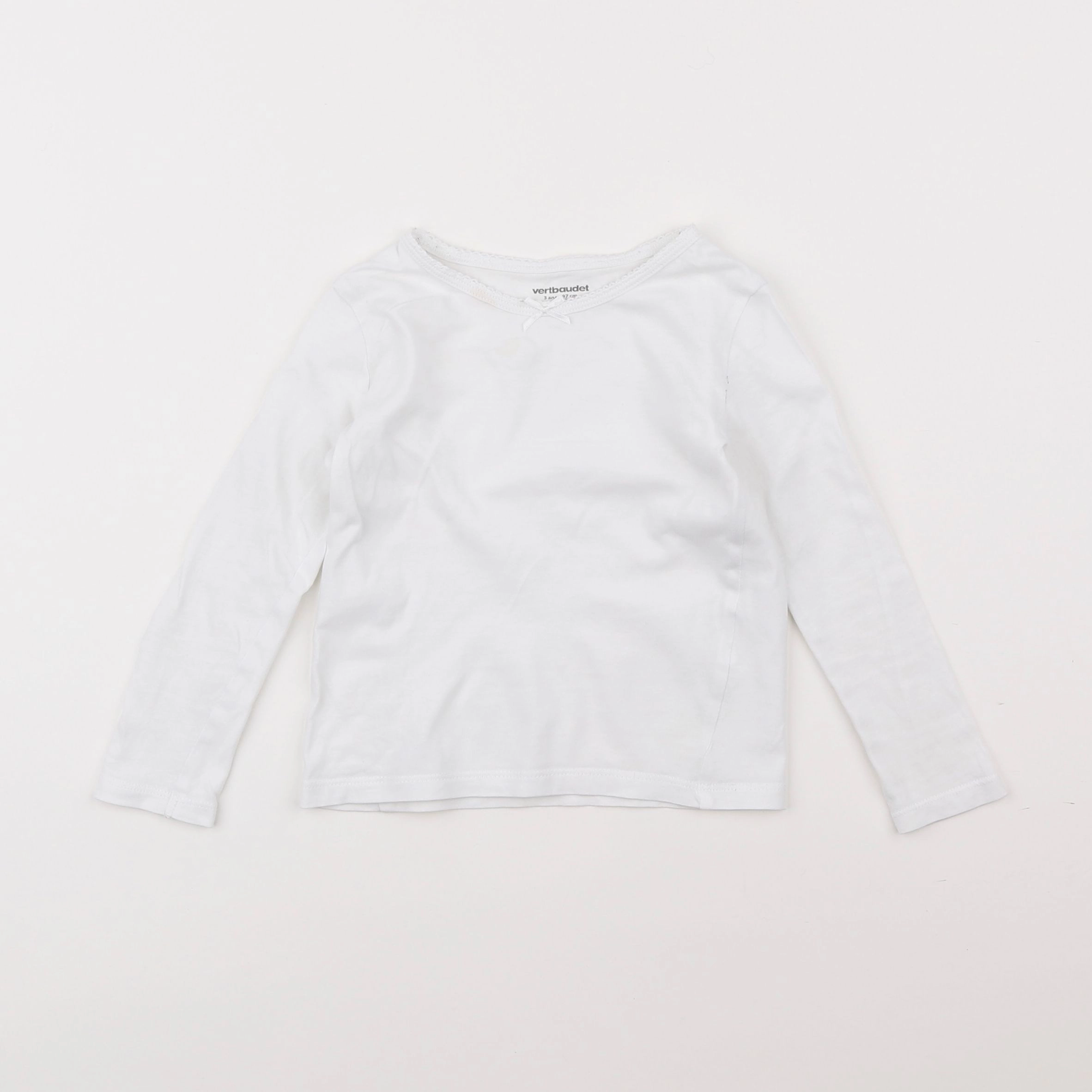 Vertbaudet - maillot de corps blanc - 3 ans