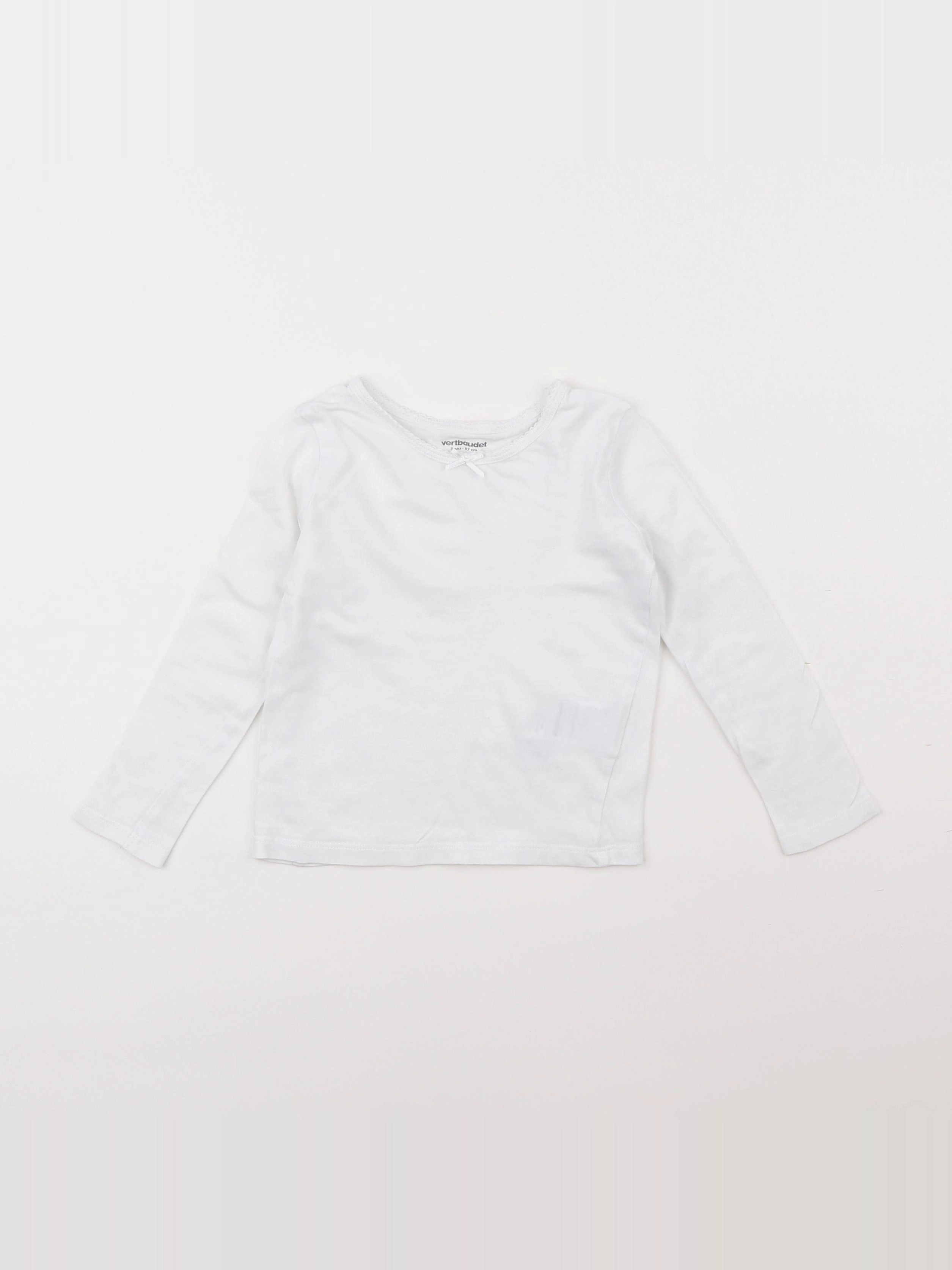 Vertbaudet - maillot de corps blanc - 3 ans