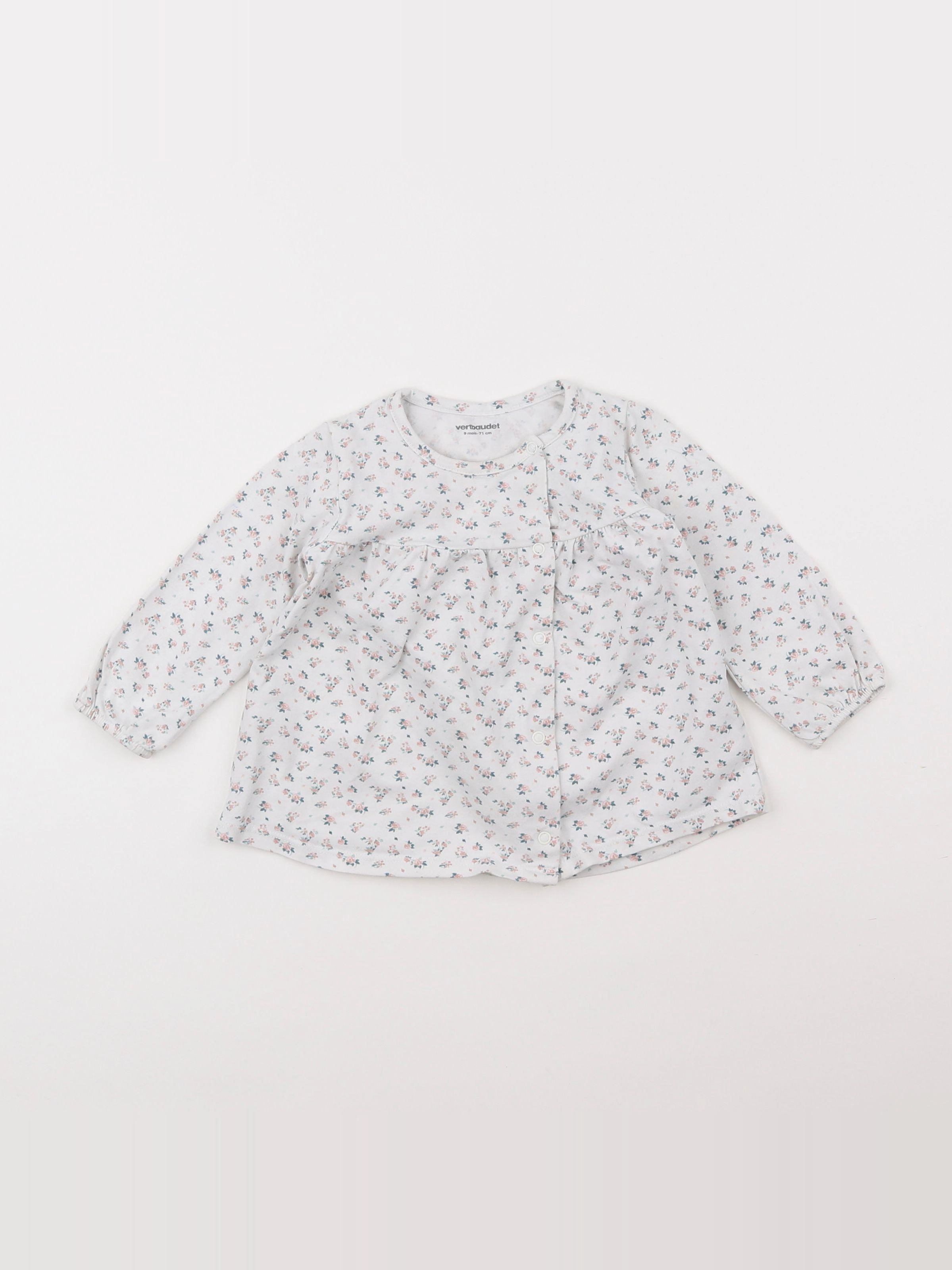 Vertbaudet - tee-shirt multicolore - 9 mois
