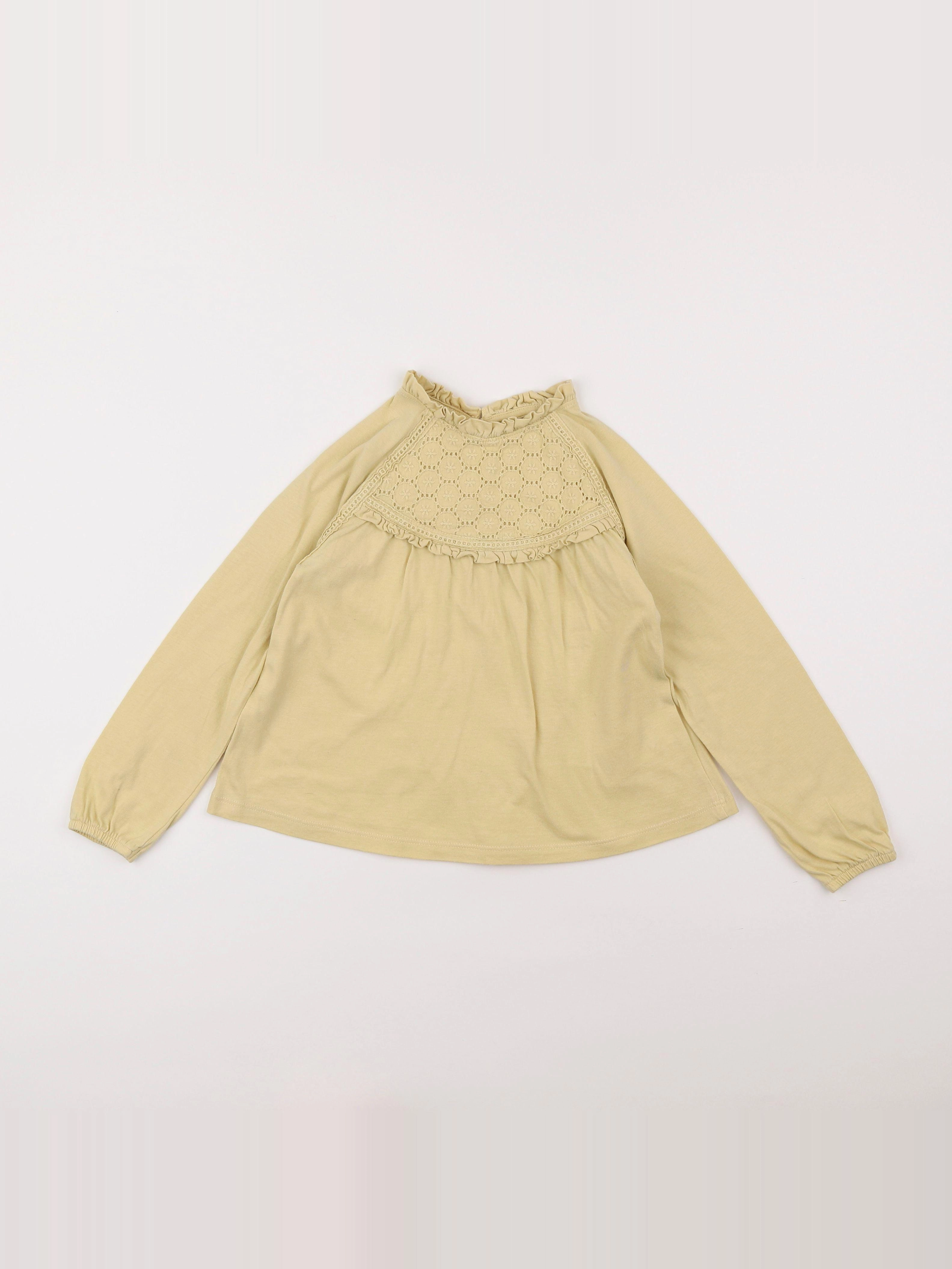 Vertbaudet - tee-shirt jaune - 5 ans