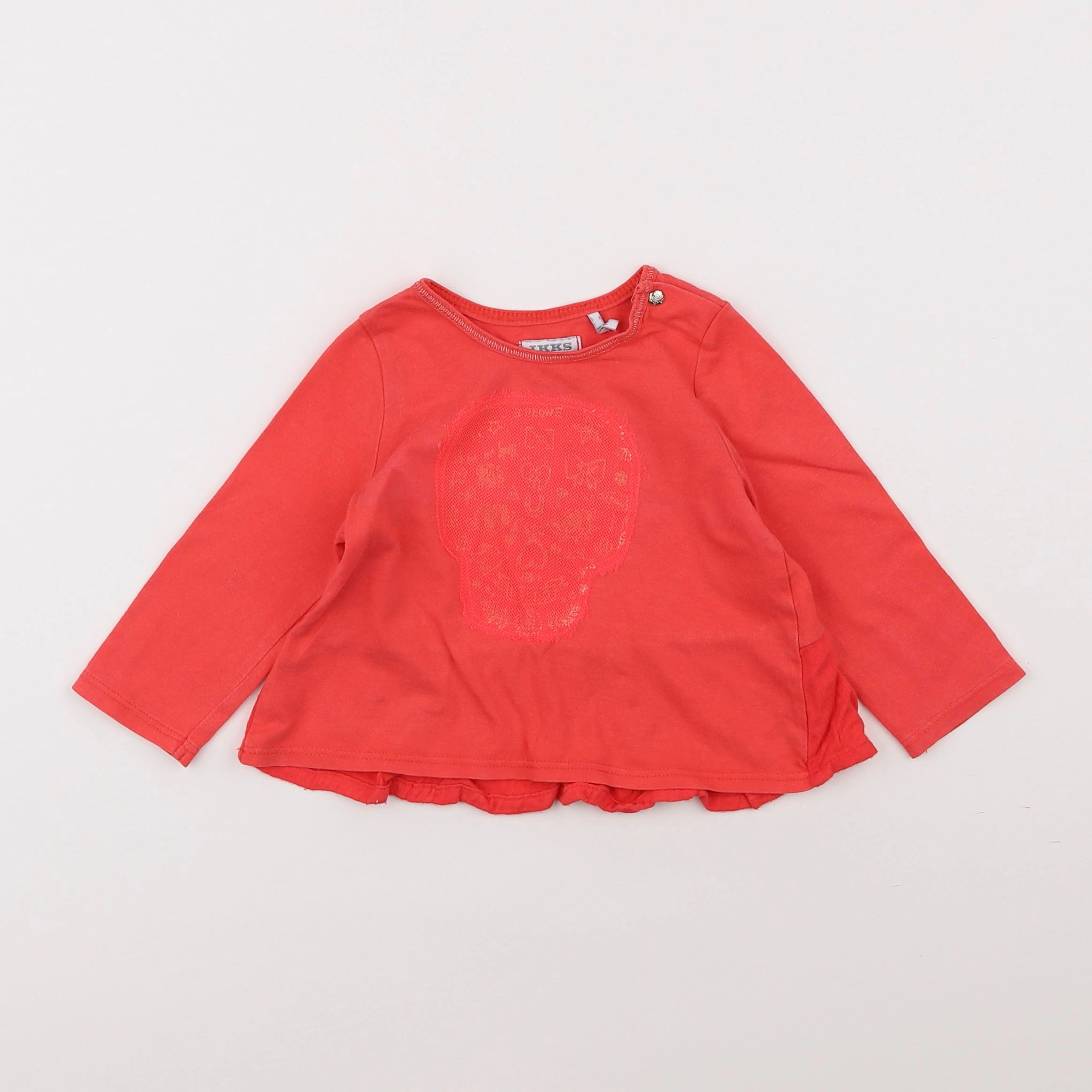 IKKS - tee-shirt orange - 6 mois