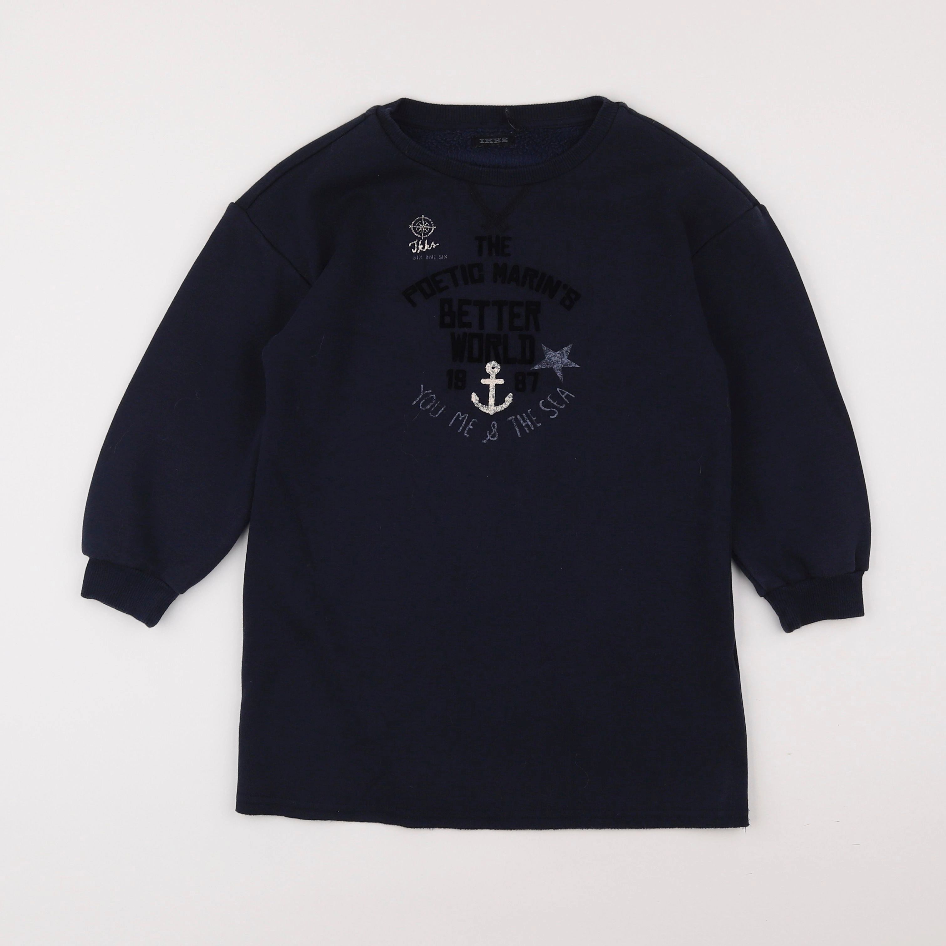 IKKS - robe bleu - 6 ans