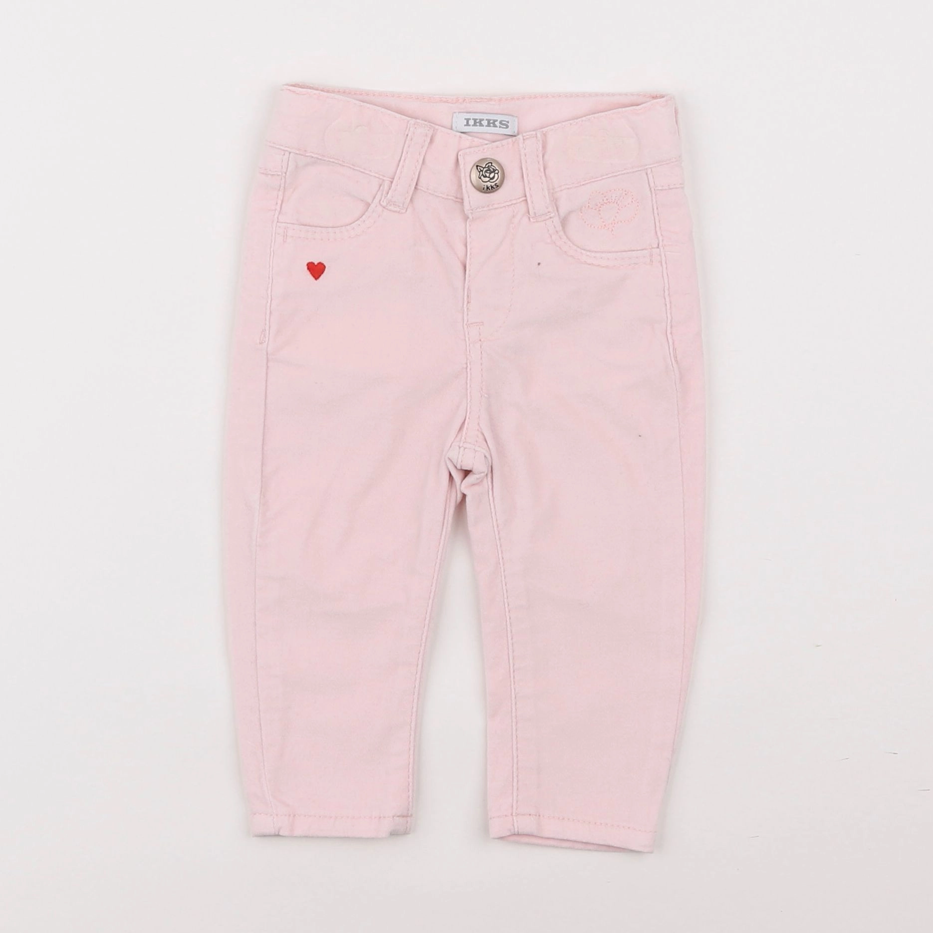 IKKS - pantalon rose - 6 mois