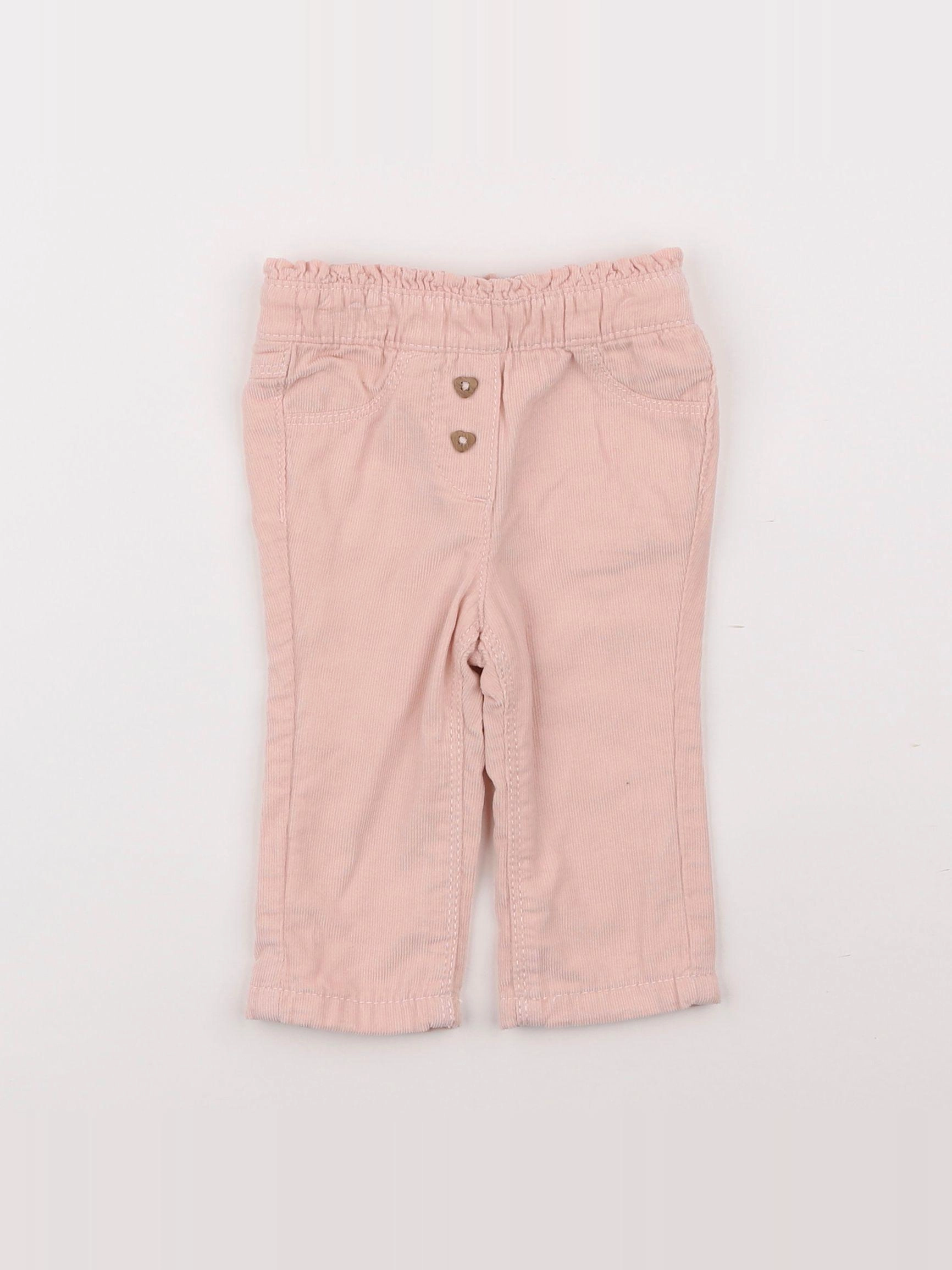 Tape à l'oeil - pantalon rose - 3 mois