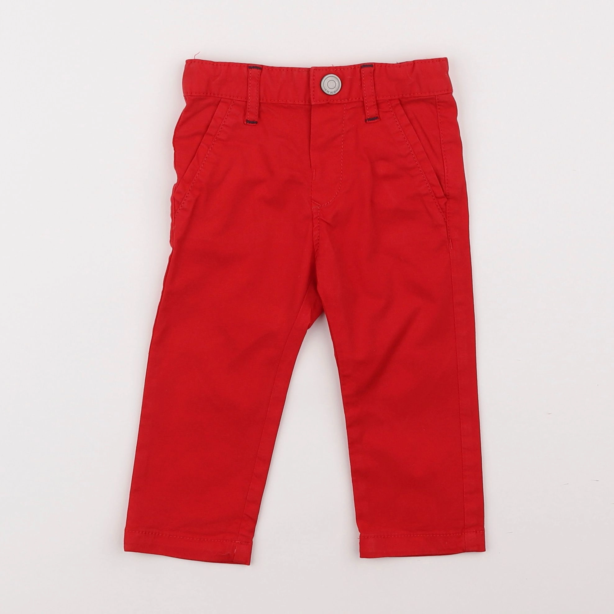 IKKS - pantalon rouge - 6 mois