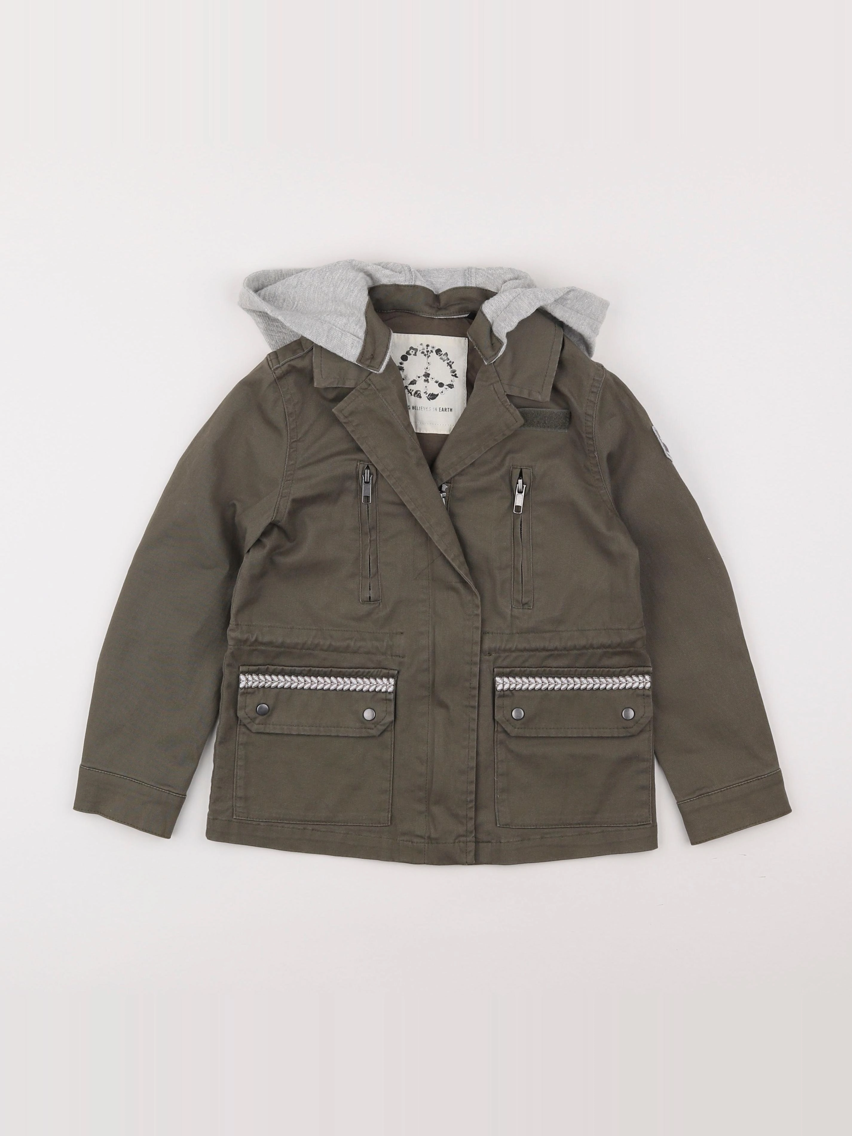 IKKS - veste imprimé au dos vert - 5 ans
