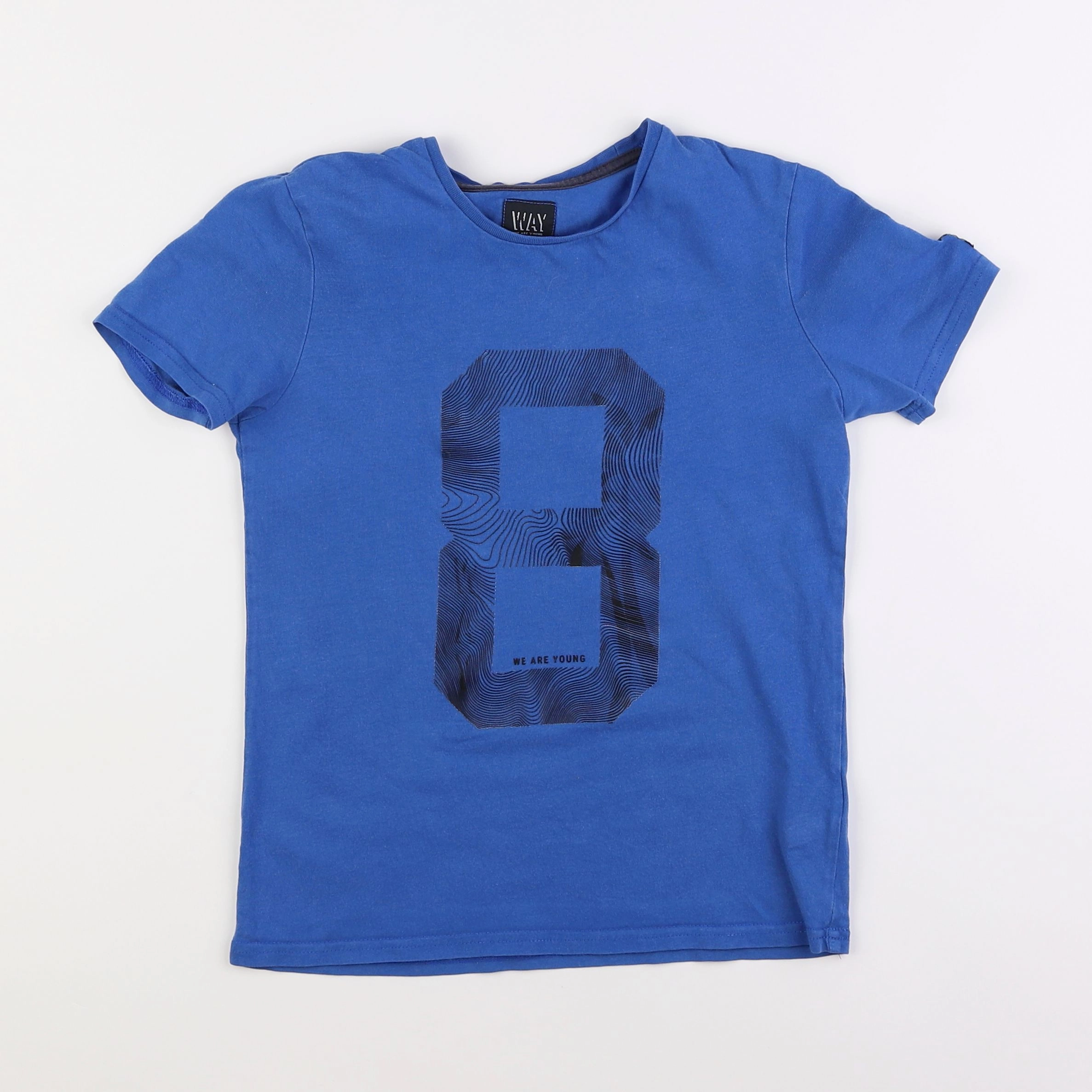 IKKS - tee-shirt bleu - 10 ans