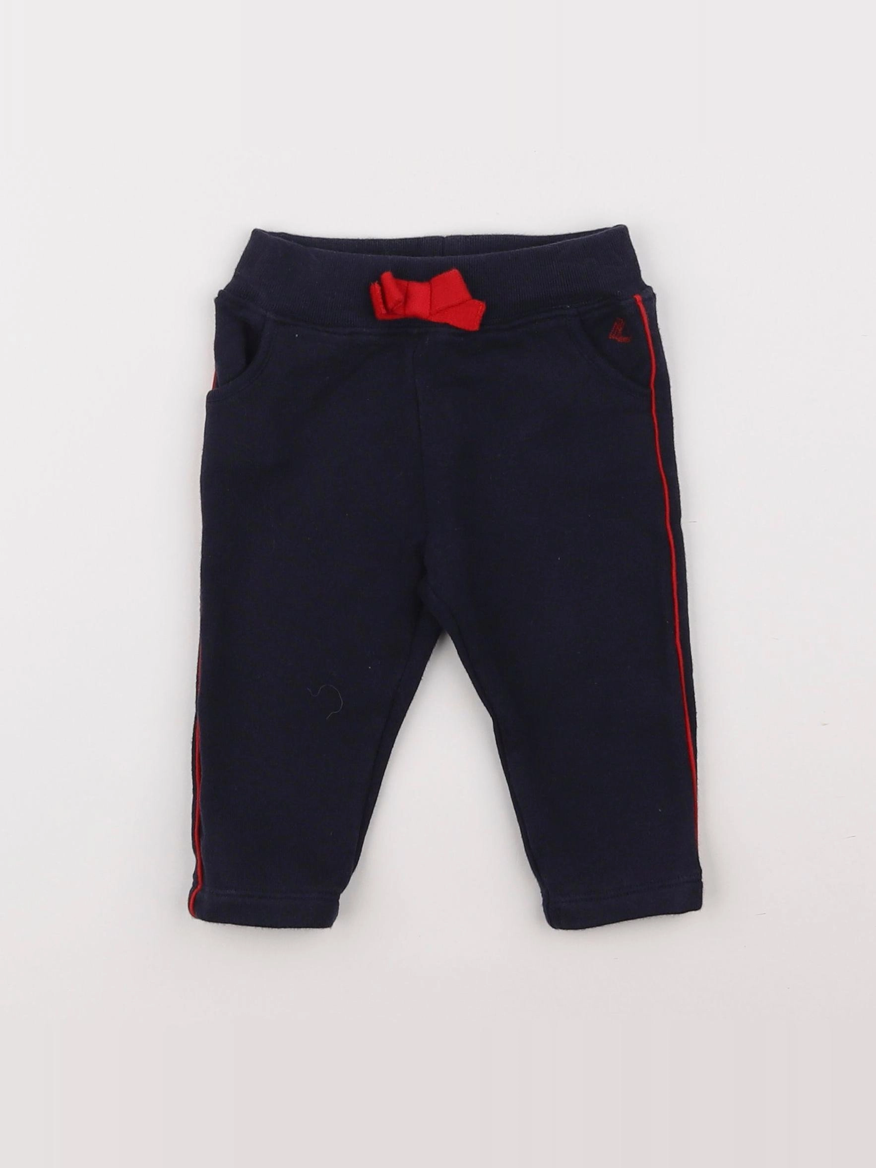 Petit Bateau - jogging bleu - 6 mois