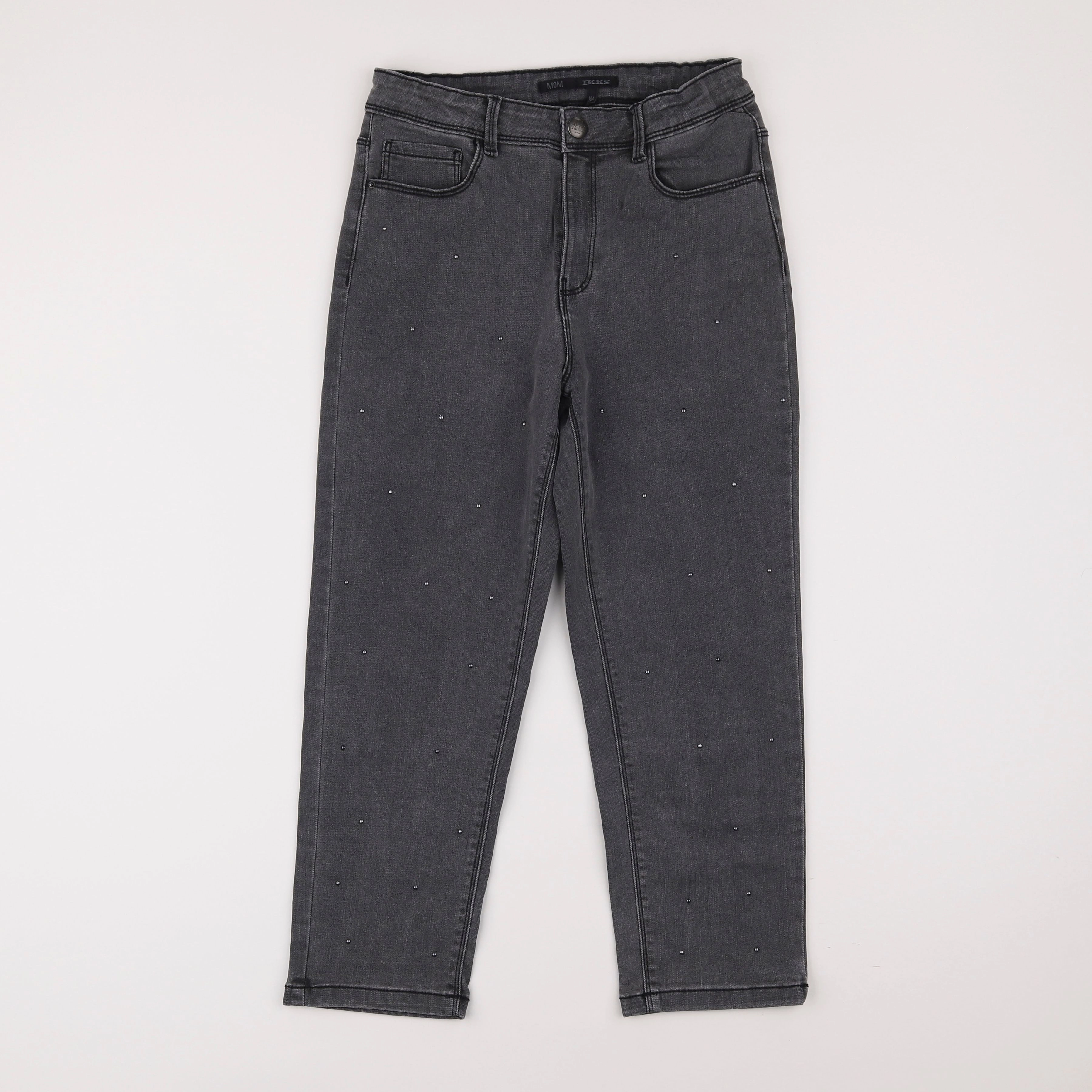 IKKS - jean gris - 10 ans