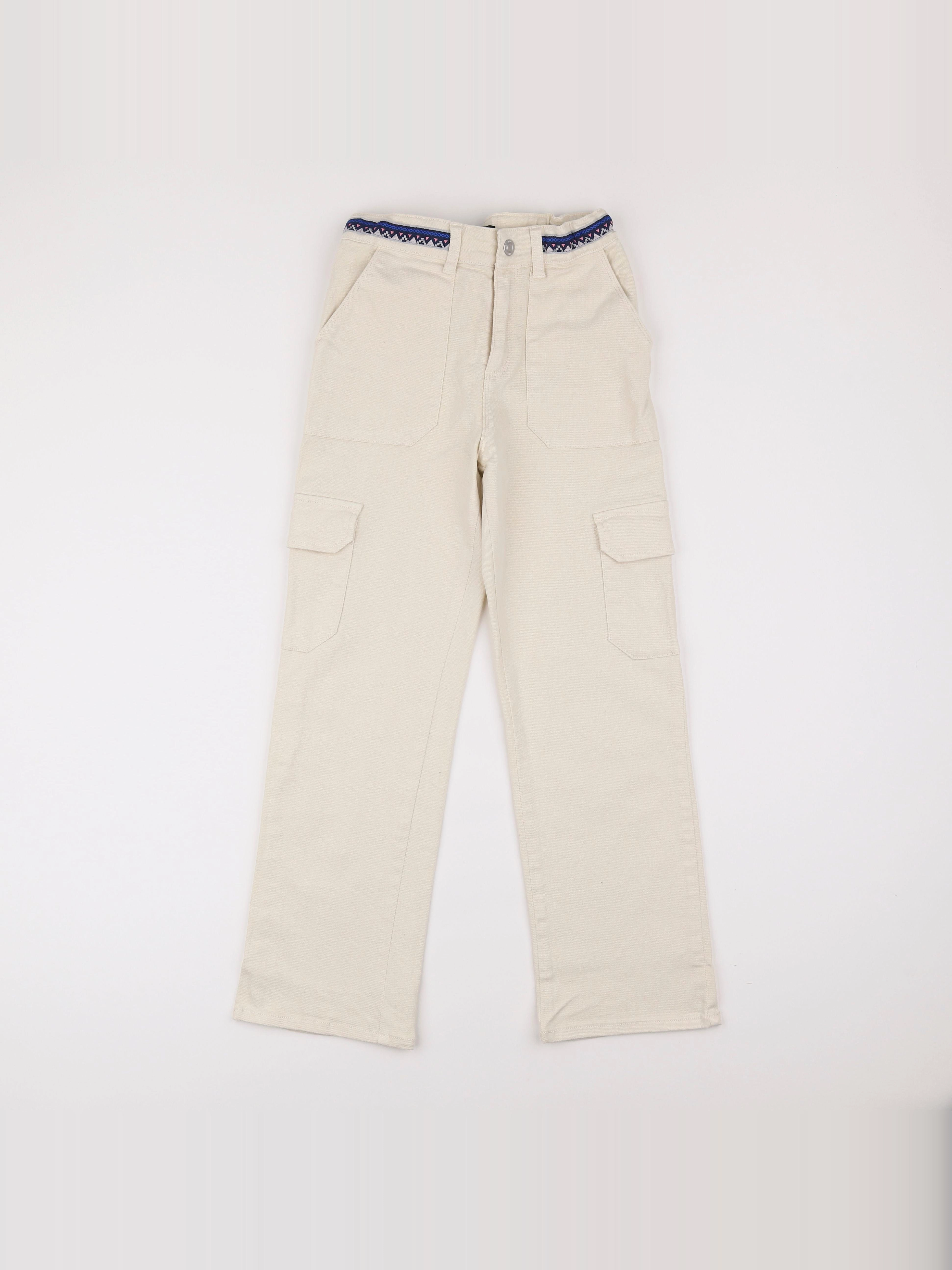 IKKS - jean beige - 10 ans