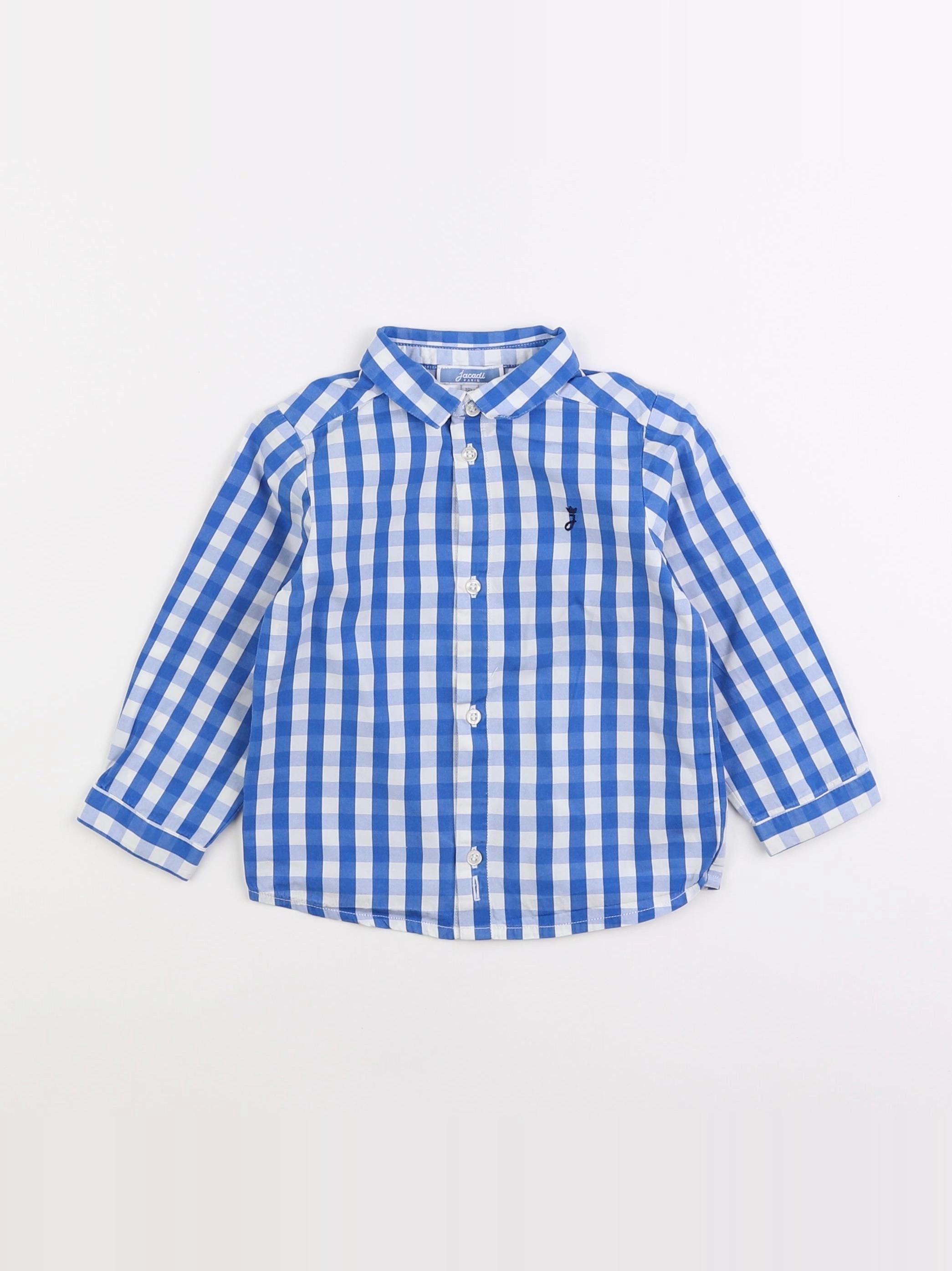 Jacadi - chemise bleu - 18 mois