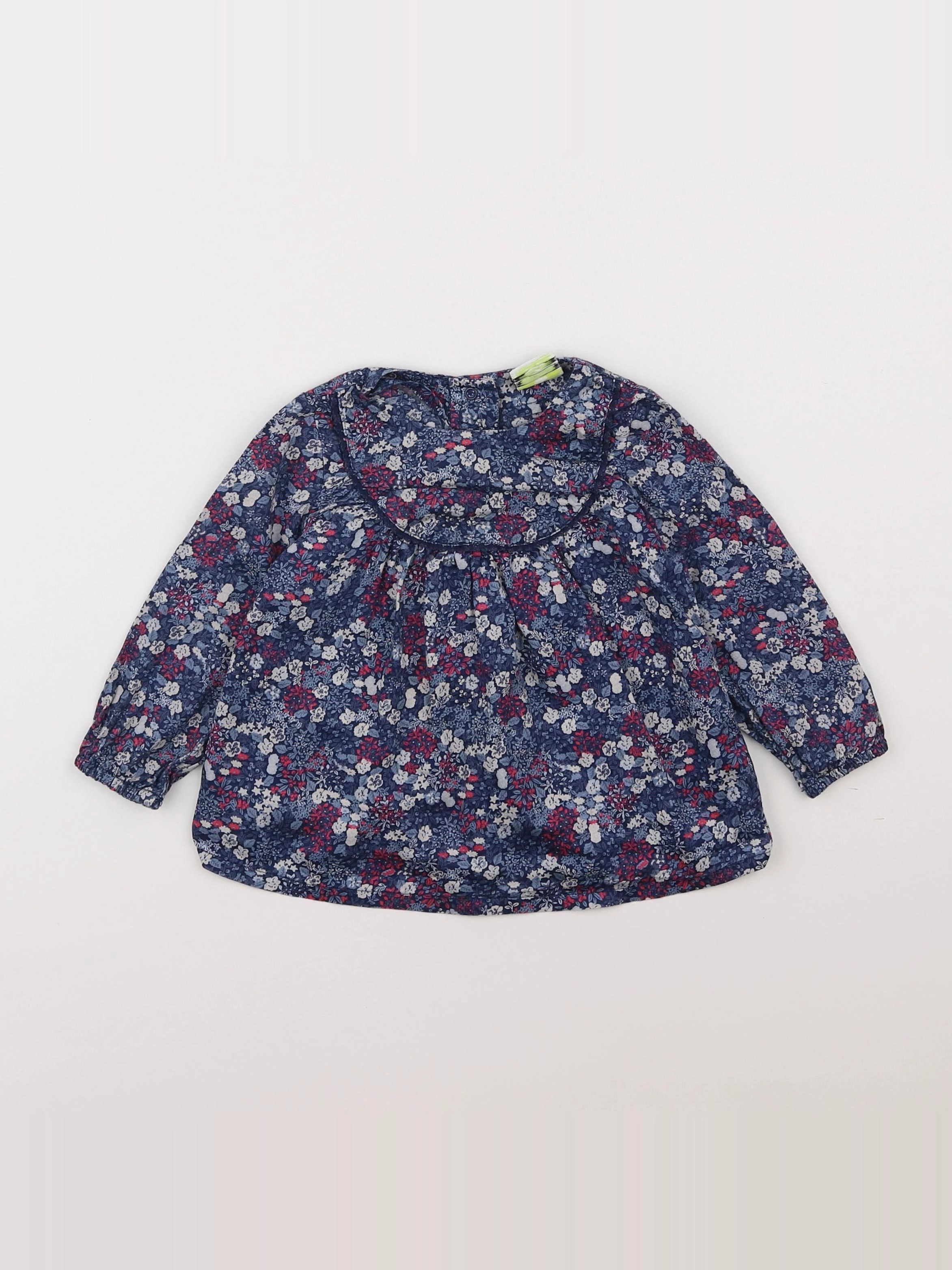 Tape à l'oeil - blouse bleu - 18 mois