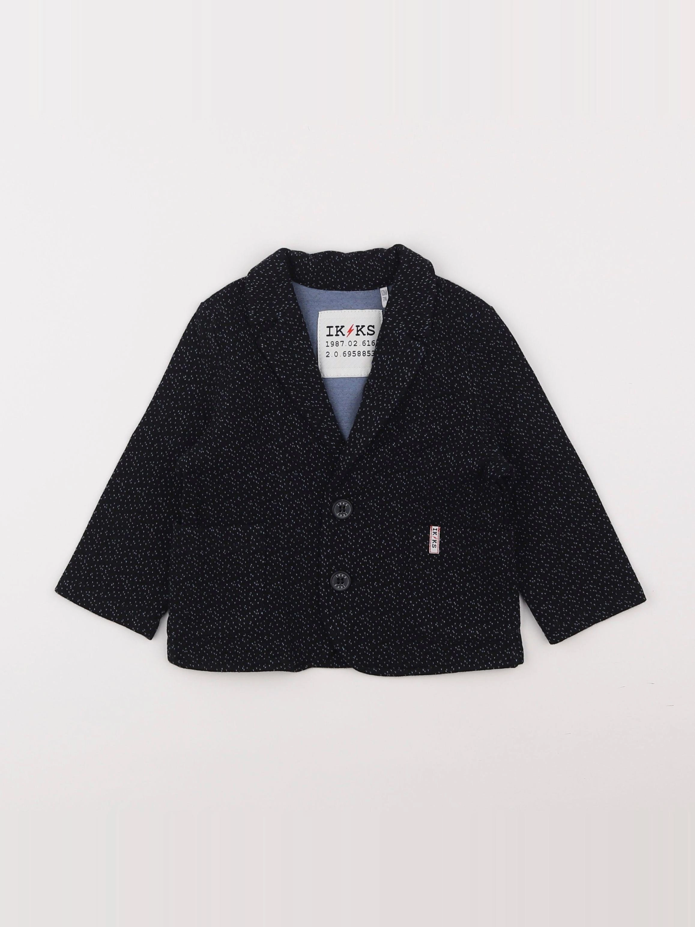 IKKS - veste bleu - 12 mois