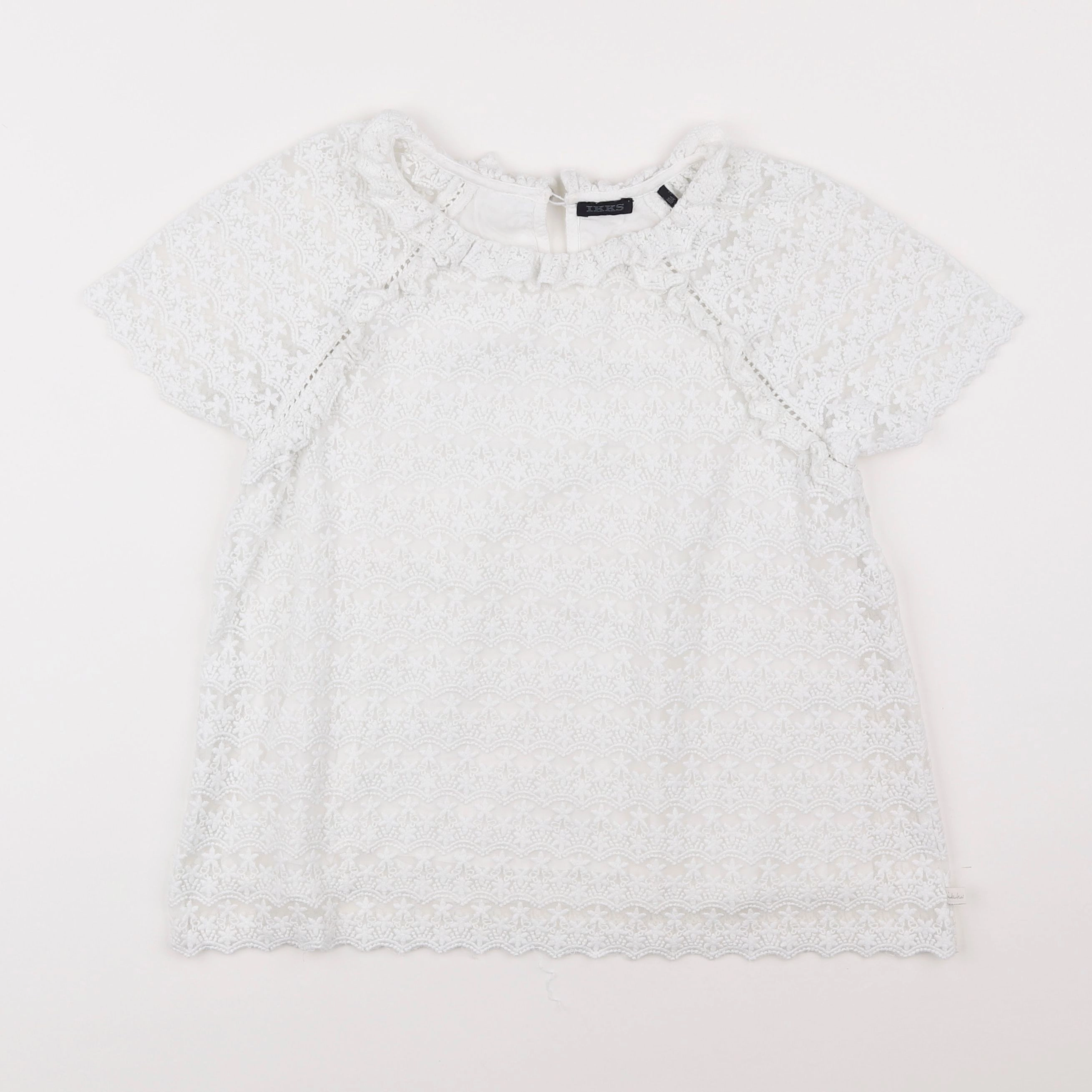 IKKS - blouse blanc - 10 ans