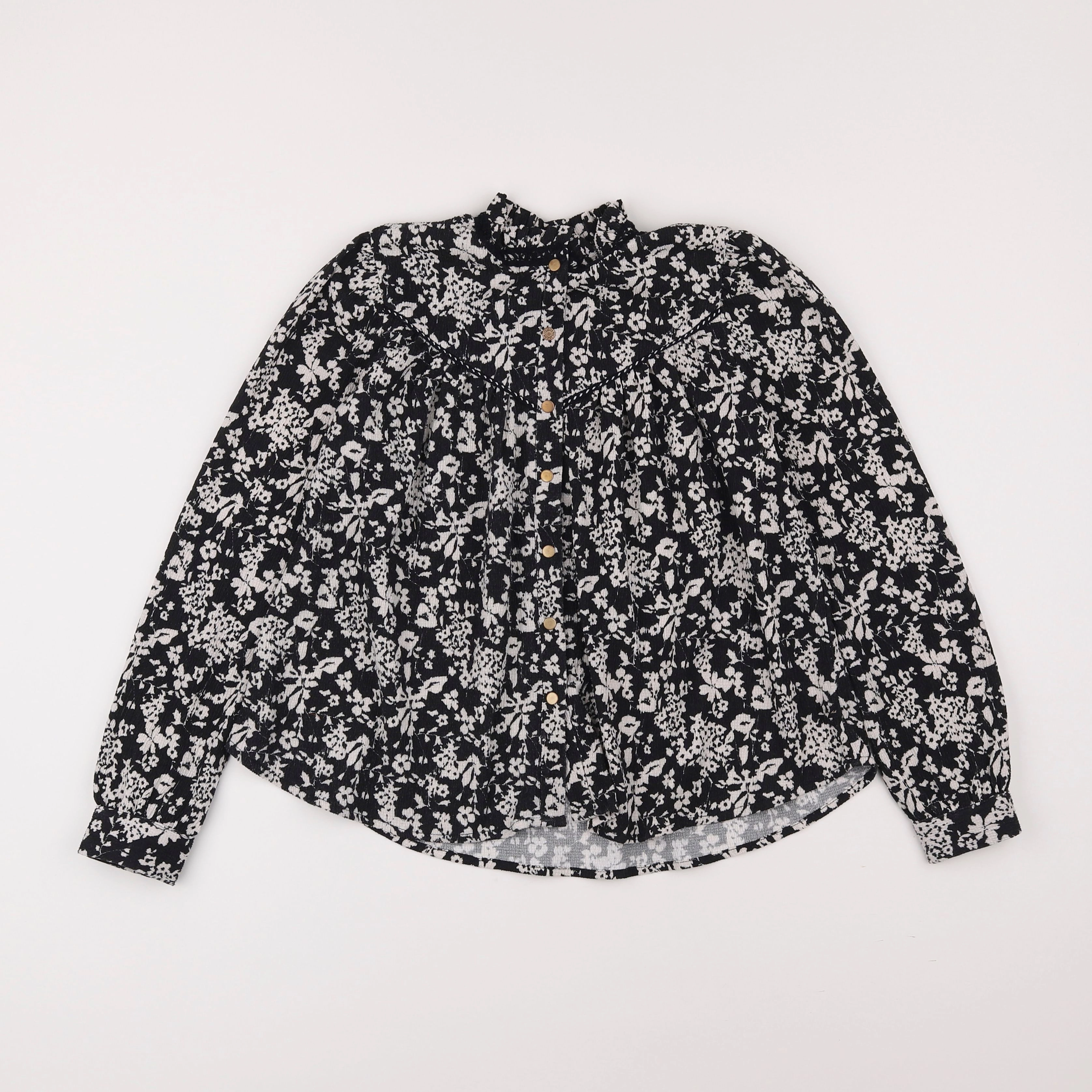 IKKS - blouse noir - 10 ans