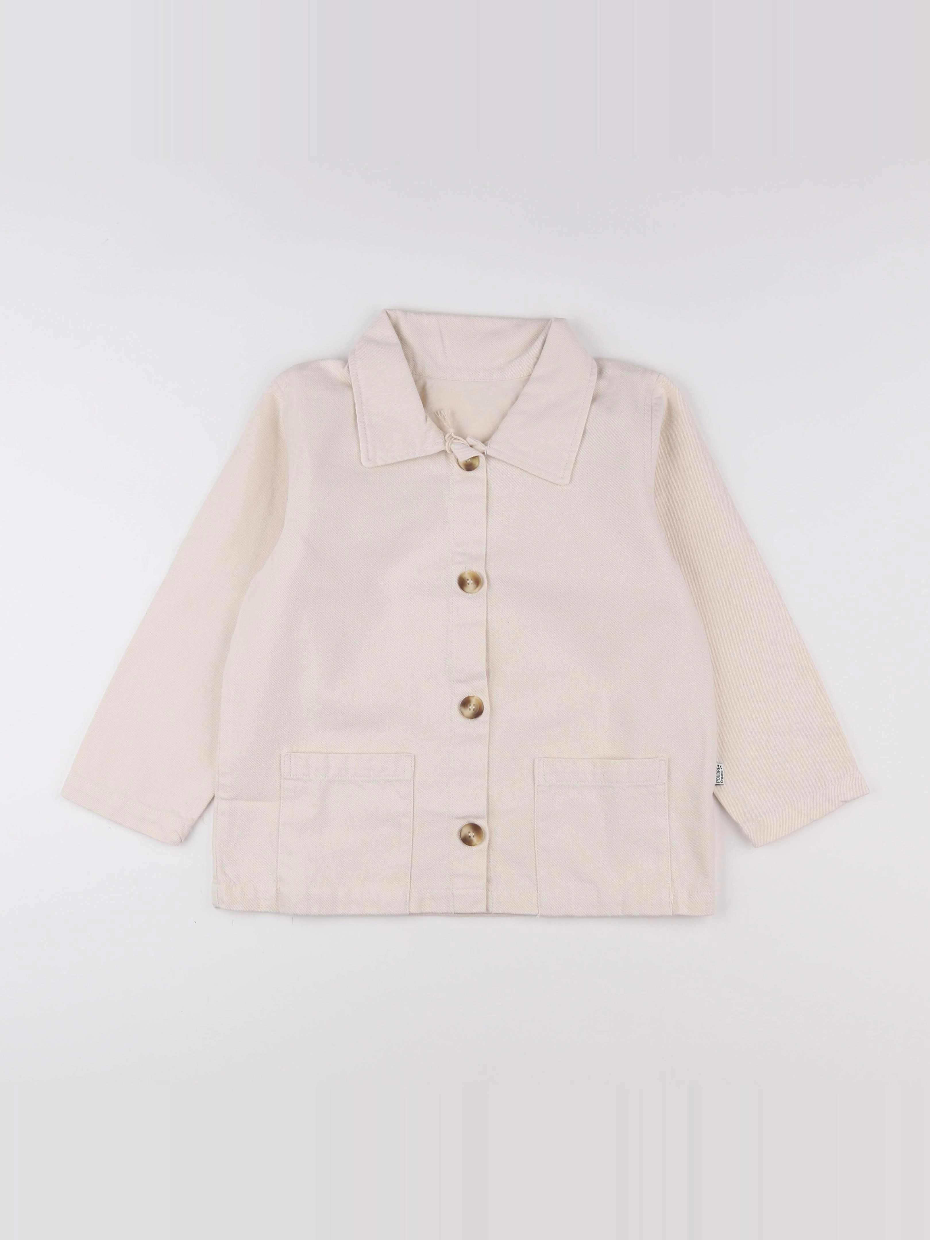 Poudre Organic - Veste Mure denim écru - 14 ans