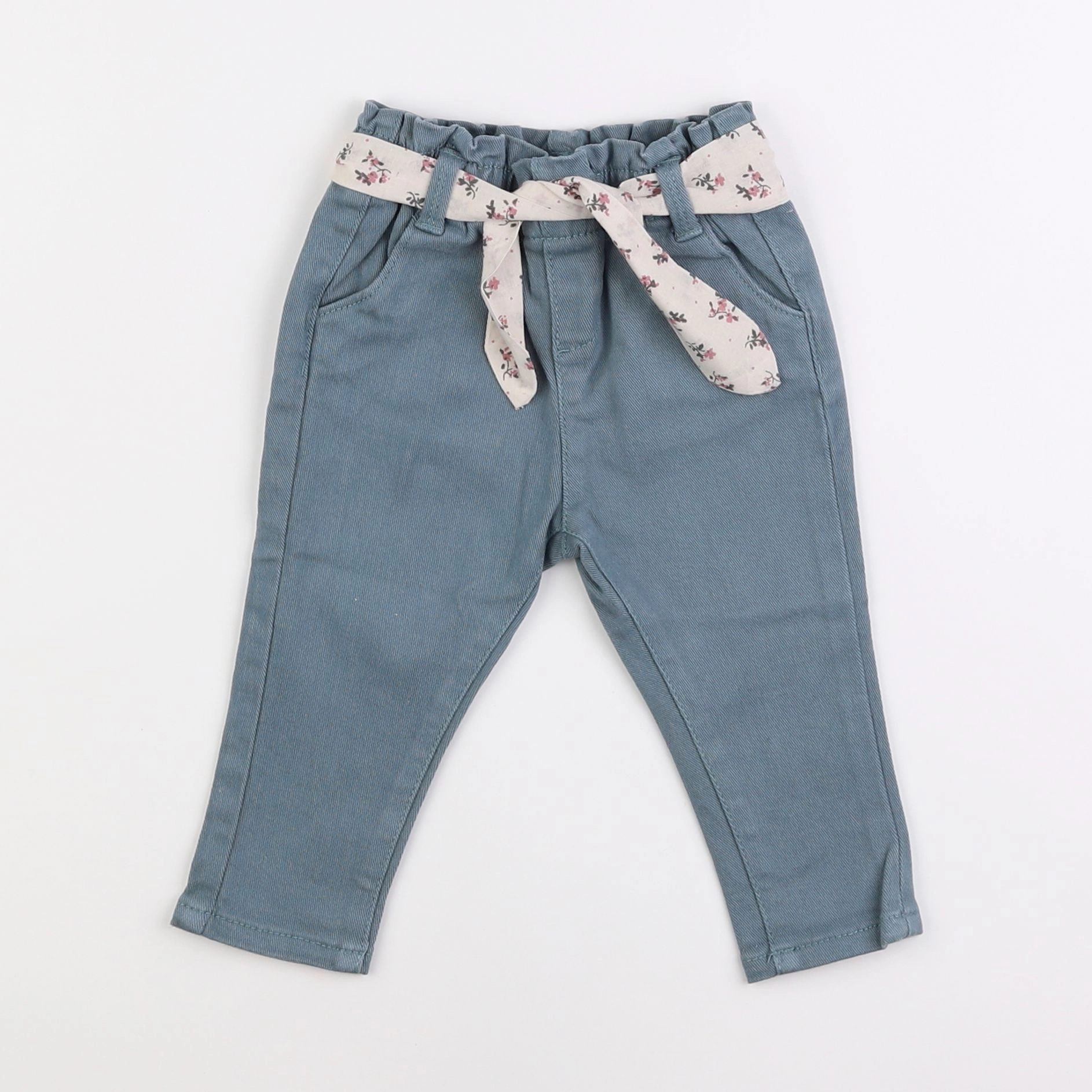 Vertbaudet - jean bleu - 9 mois