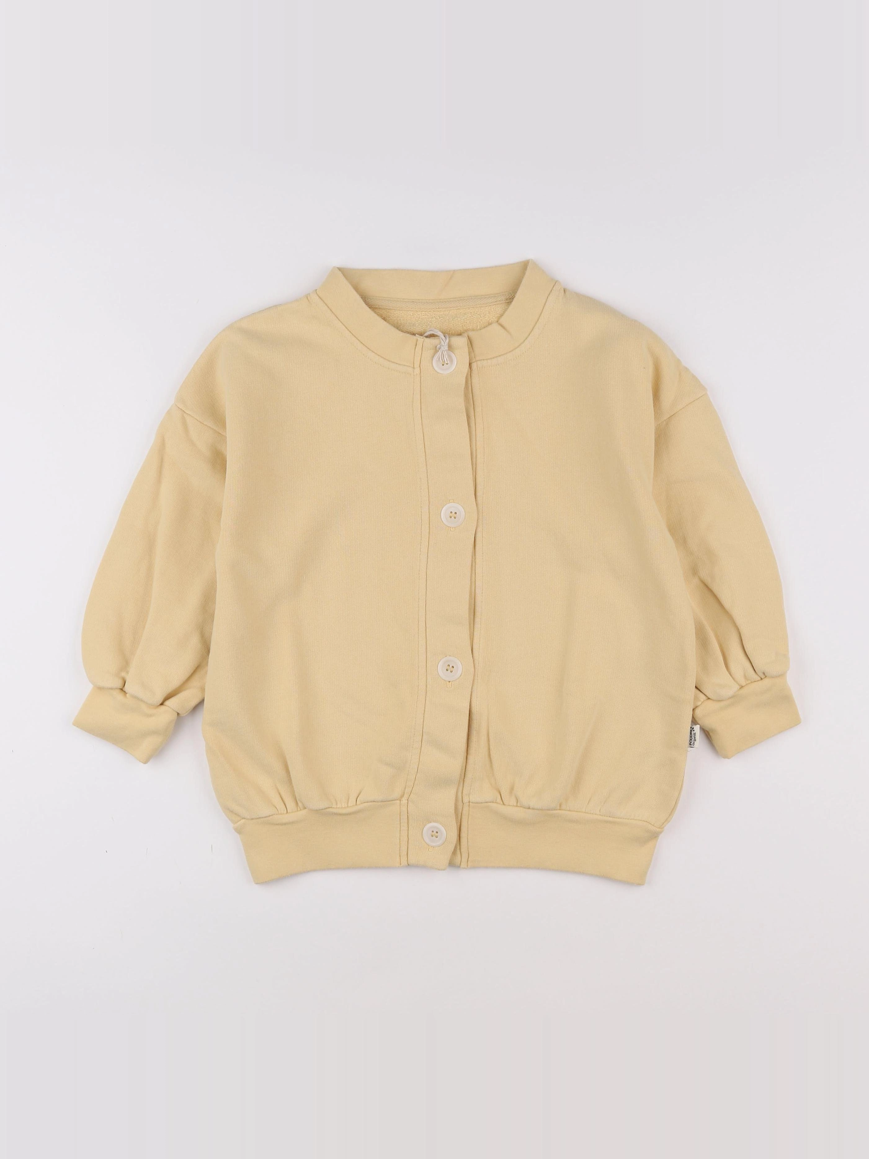 Poudre Organic - Cardigan Brunelle Sahara Sun  - 12 ans