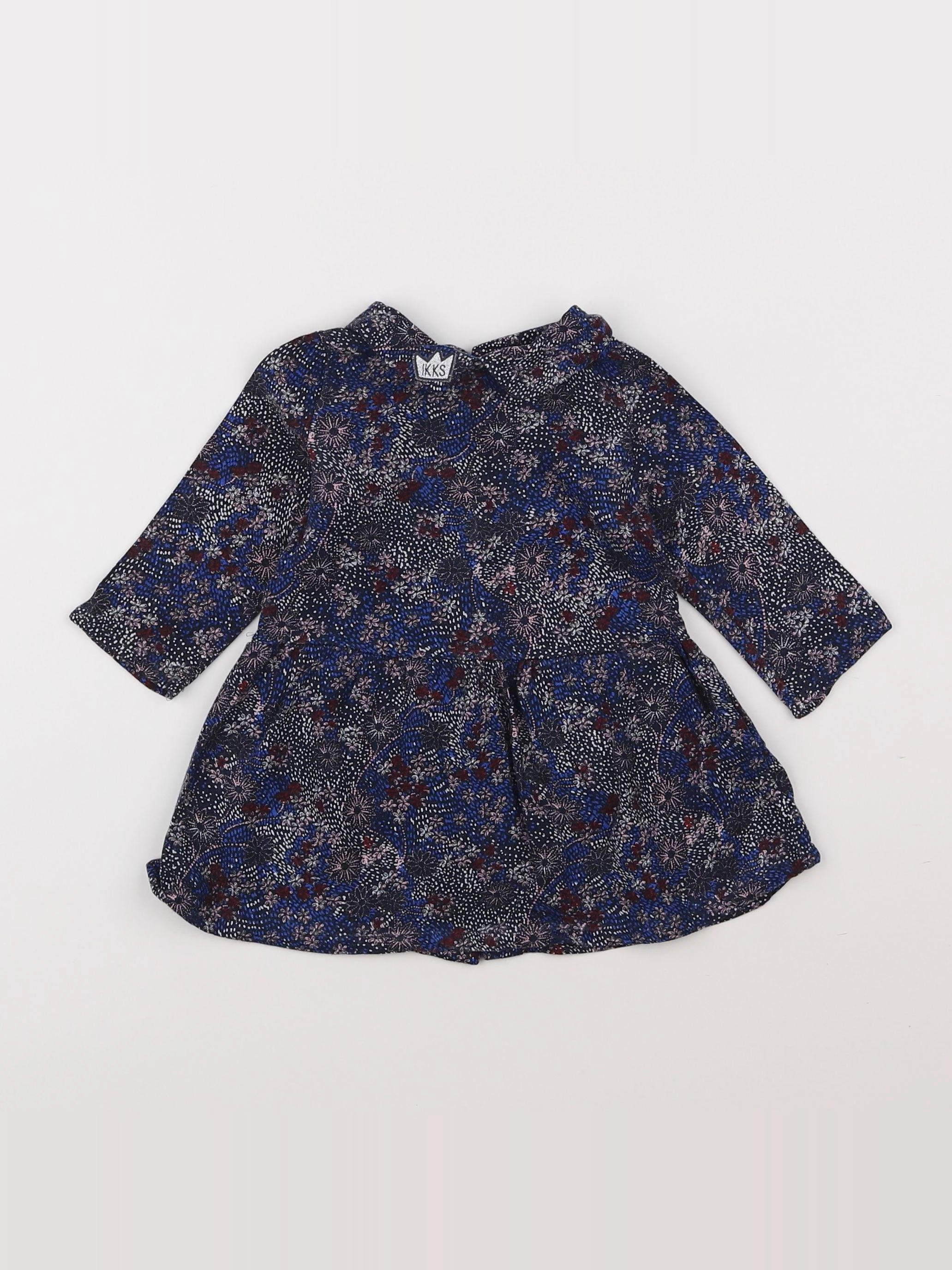 IKKS - robe bleu - 3 mois
