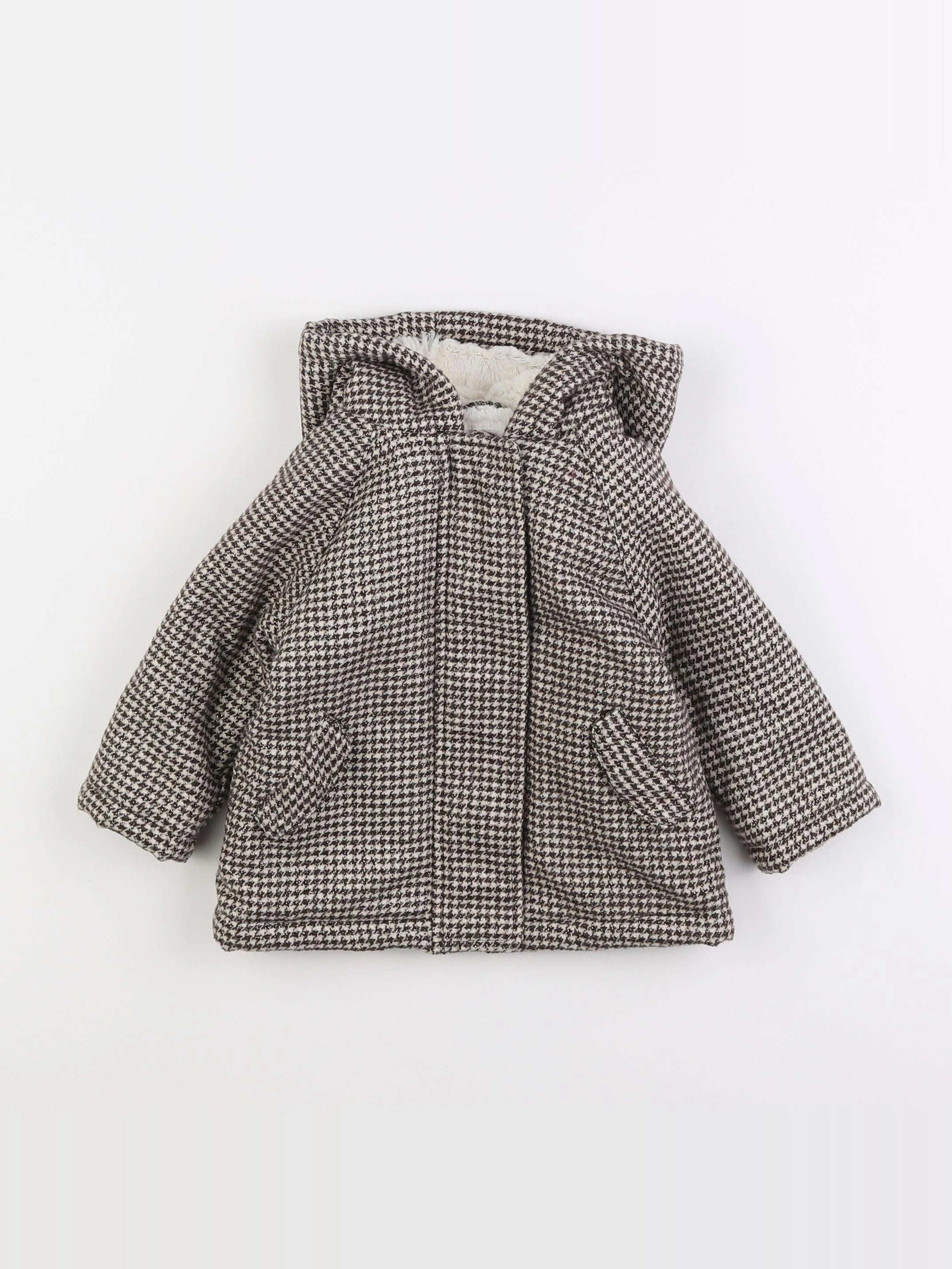 Vertbaudet - manteau multicolore - 9 mois
