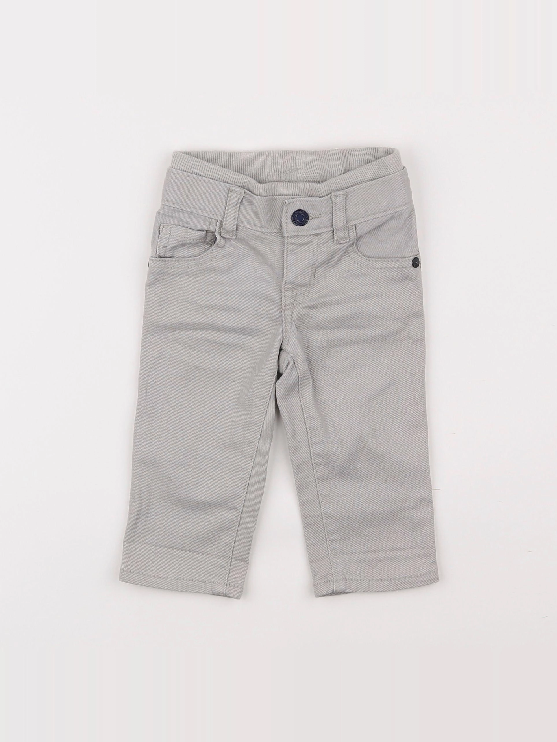 GAP - pantalon gris - 3/6 mois